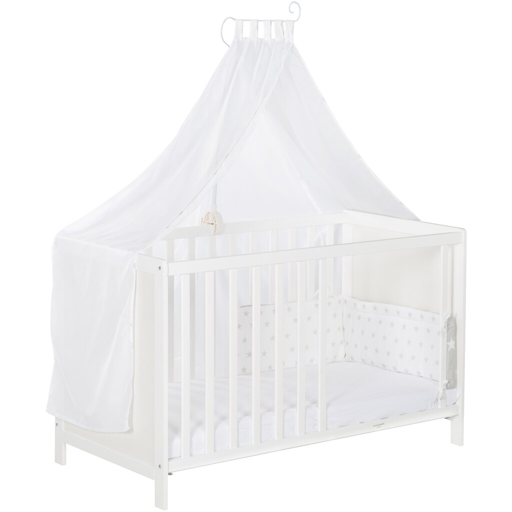 roba® Babybett »Multifunktionsbett mit Beistellfunktion«, (8 tlg.)