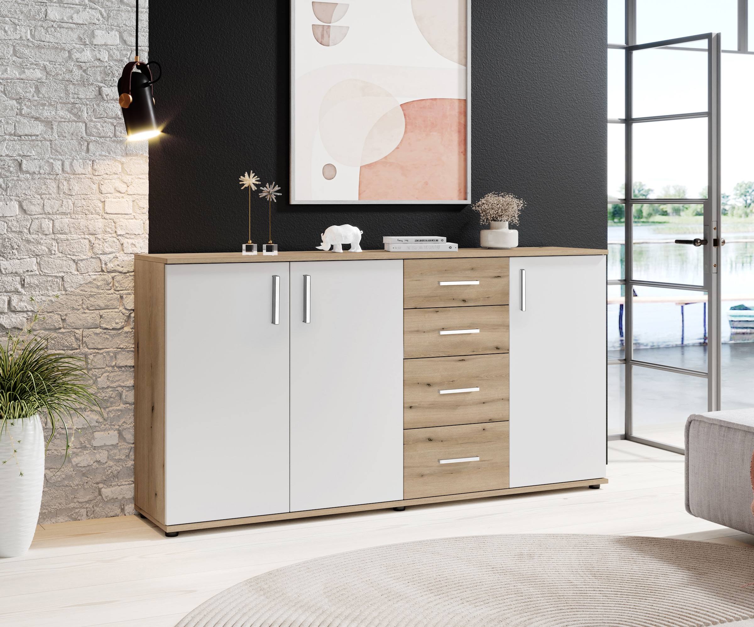 Kommode »BC-Drift-2«, (1 St.), mit Schubkästen, Sideboard wahlweise in 2 Ausführungen