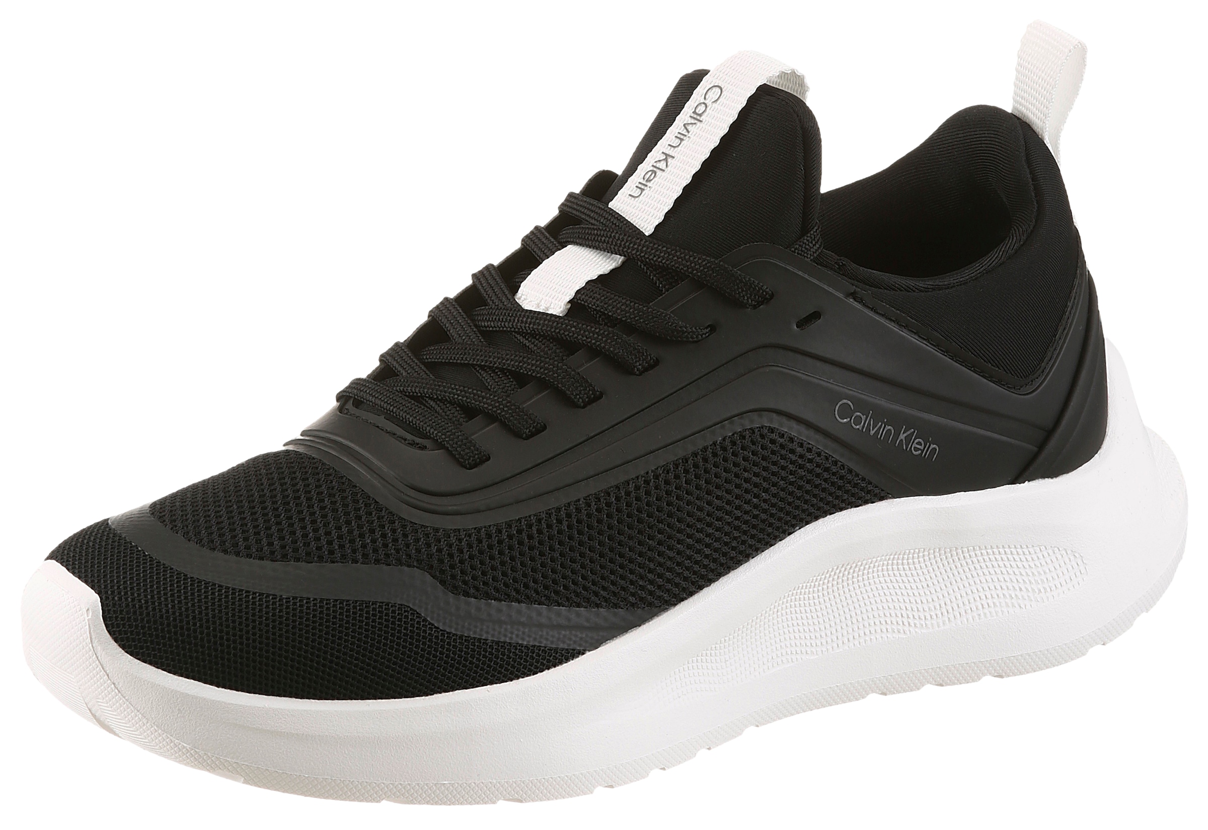 Calvin Klein Slip-On Sneaker »LIGHT RUNNER SOCK MESH LYCRA«  Slipper, Halbschuh, Freizeitsneaker mit Mesh-Einsatz