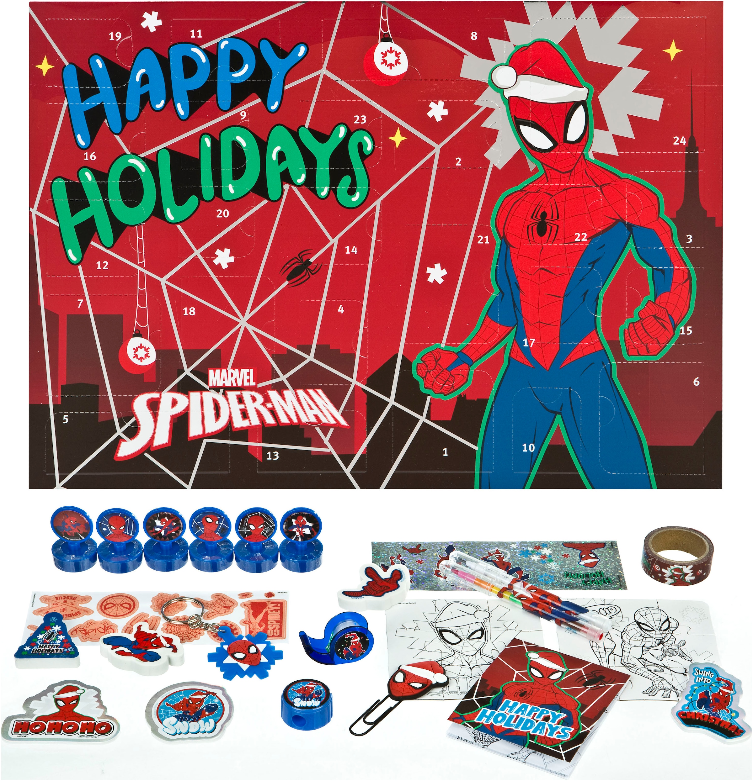 UNDERCOVER Spielzeug-Adventskalender »Spider Man«, ab 6 Jahren