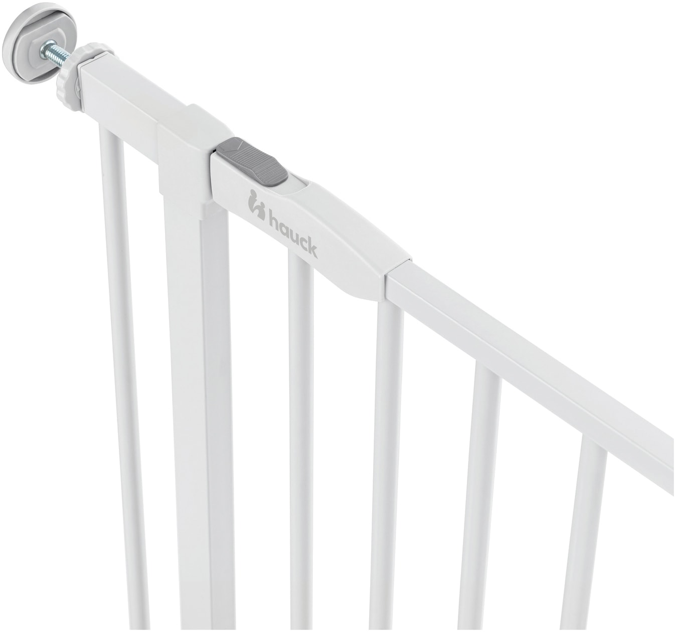 Hauck Türschutzgitter »Open N Stop 2, White«, auch als Treppenschutzgitter verwendbar; 75-80 cm, erweiterbar