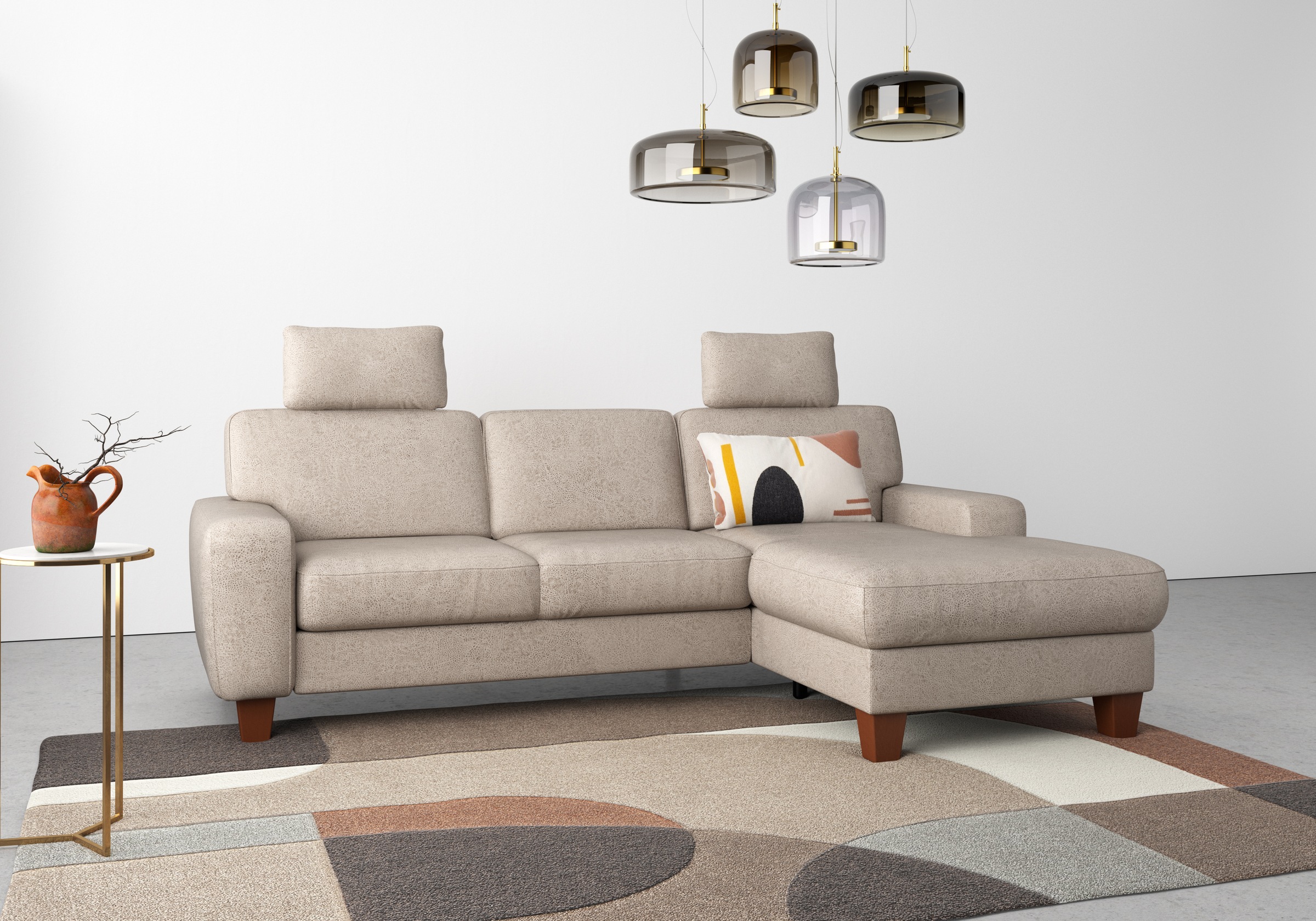 Ecksofa bei Bettfunktion »Vision«, mit OTTO online und Bettkasten wahlweise Home mit Federkern, affaire