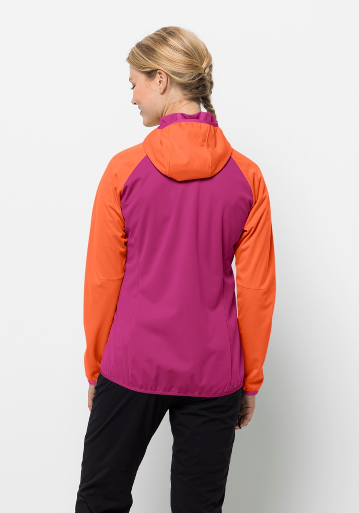 Jack Wolfskin Softshelljacke »GO HIKE SOFTSHELL W«, mit Kapuze