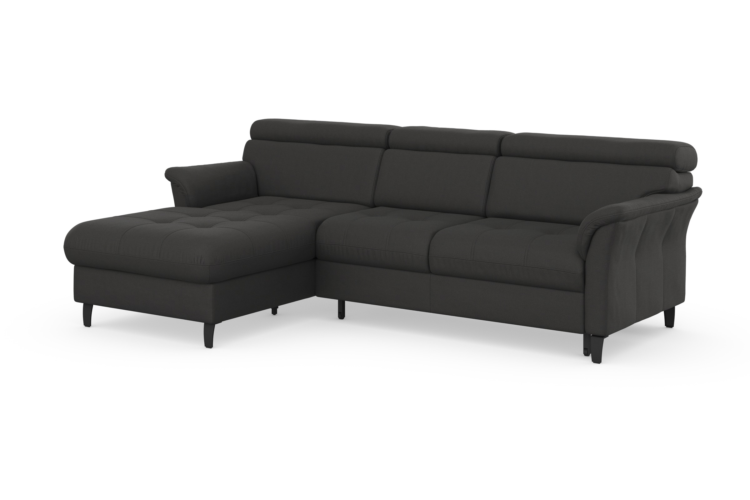 sit&more Ecksofa »Marano L-Form«, inklusive Kopfteilverstellung, wahlweise mit Bettfunktion, Bettkasten