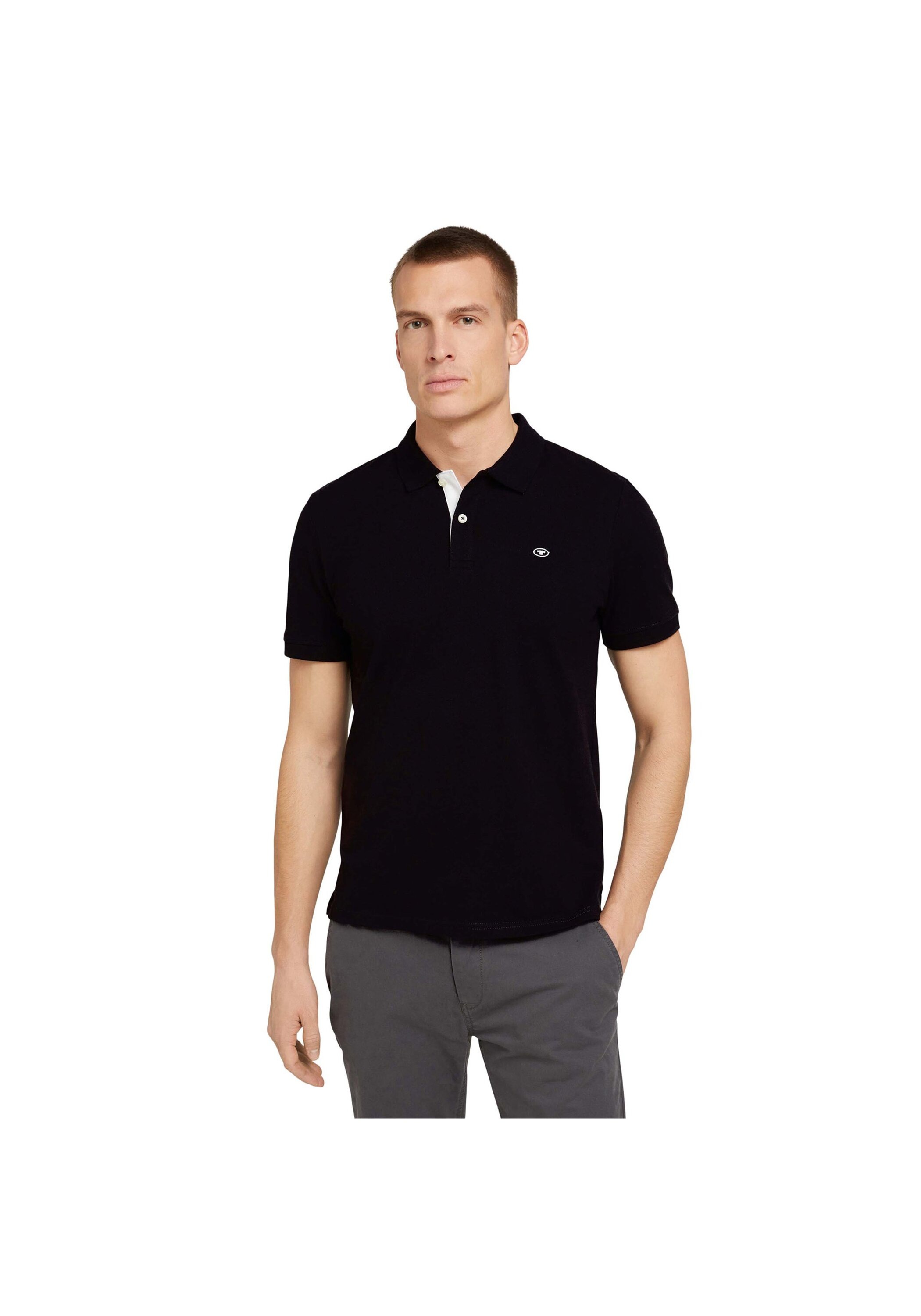 TOM TAILOR Poloshirt »Poloshirt Basic Polo With Contrast 1er Pack« 1