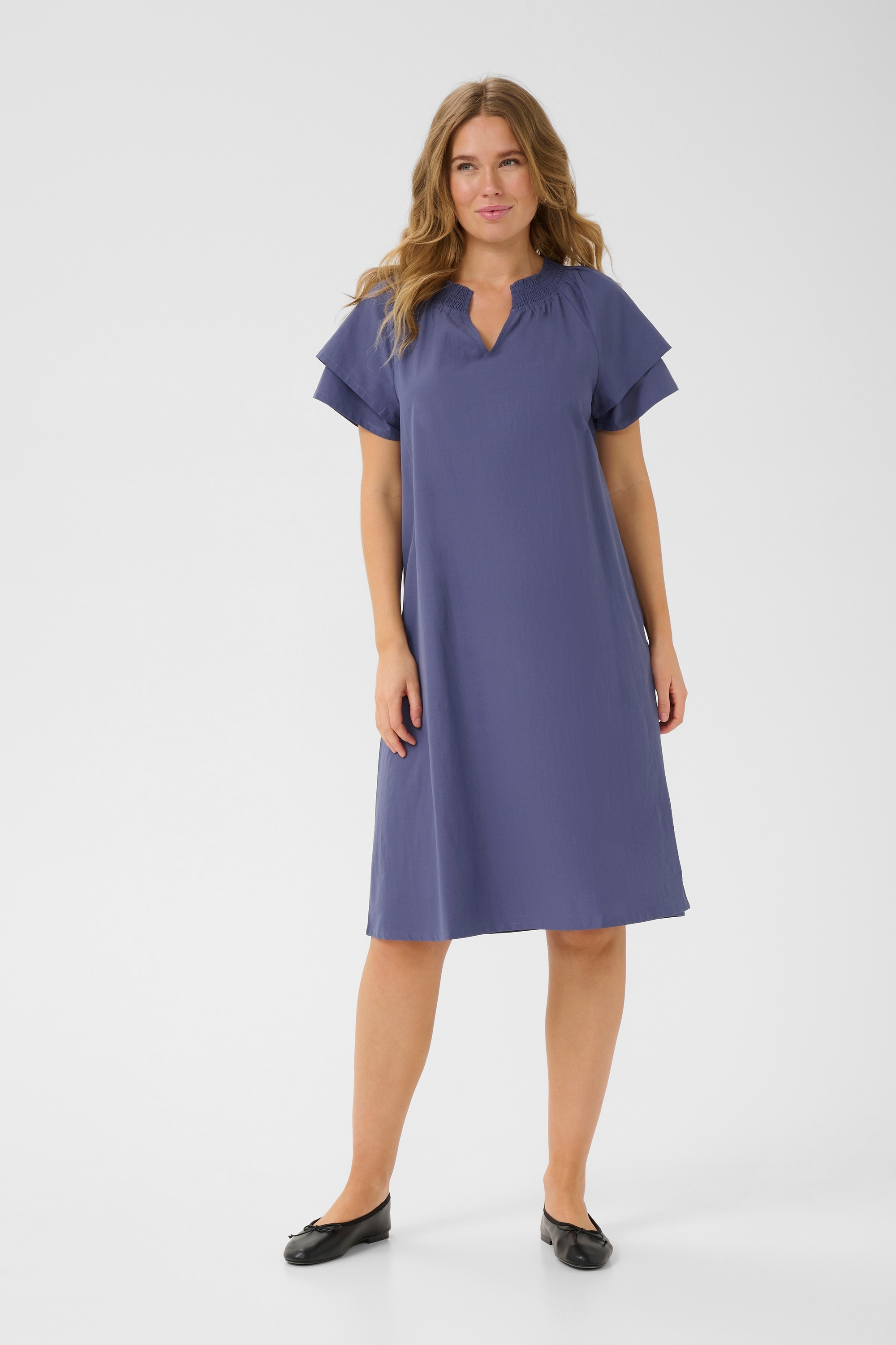 KAFFE Midikleid »Kleid KAyrsa«