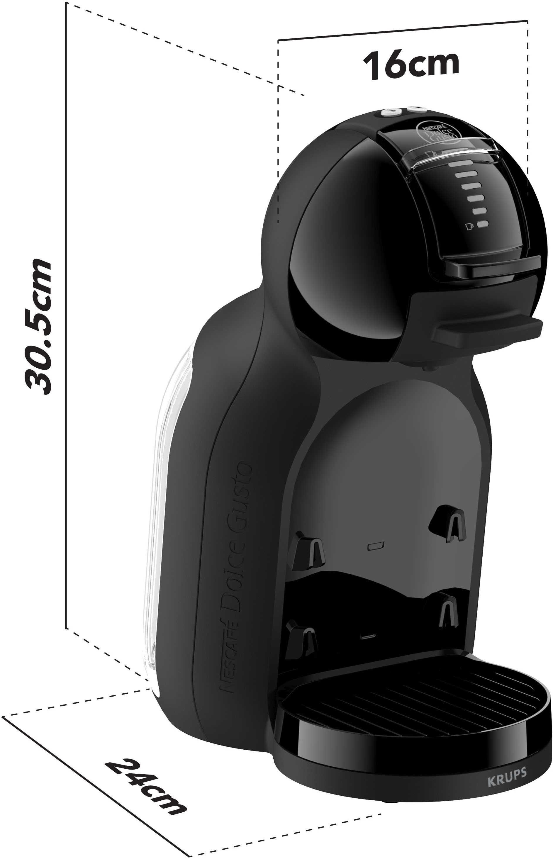NESCAFÉ® Dolce Gusto® Kapsel-/Kaffeepadmaschine »Mini Me 2« kleine Größe, großer Geschmack, über 45 heiße und kalte Getränke