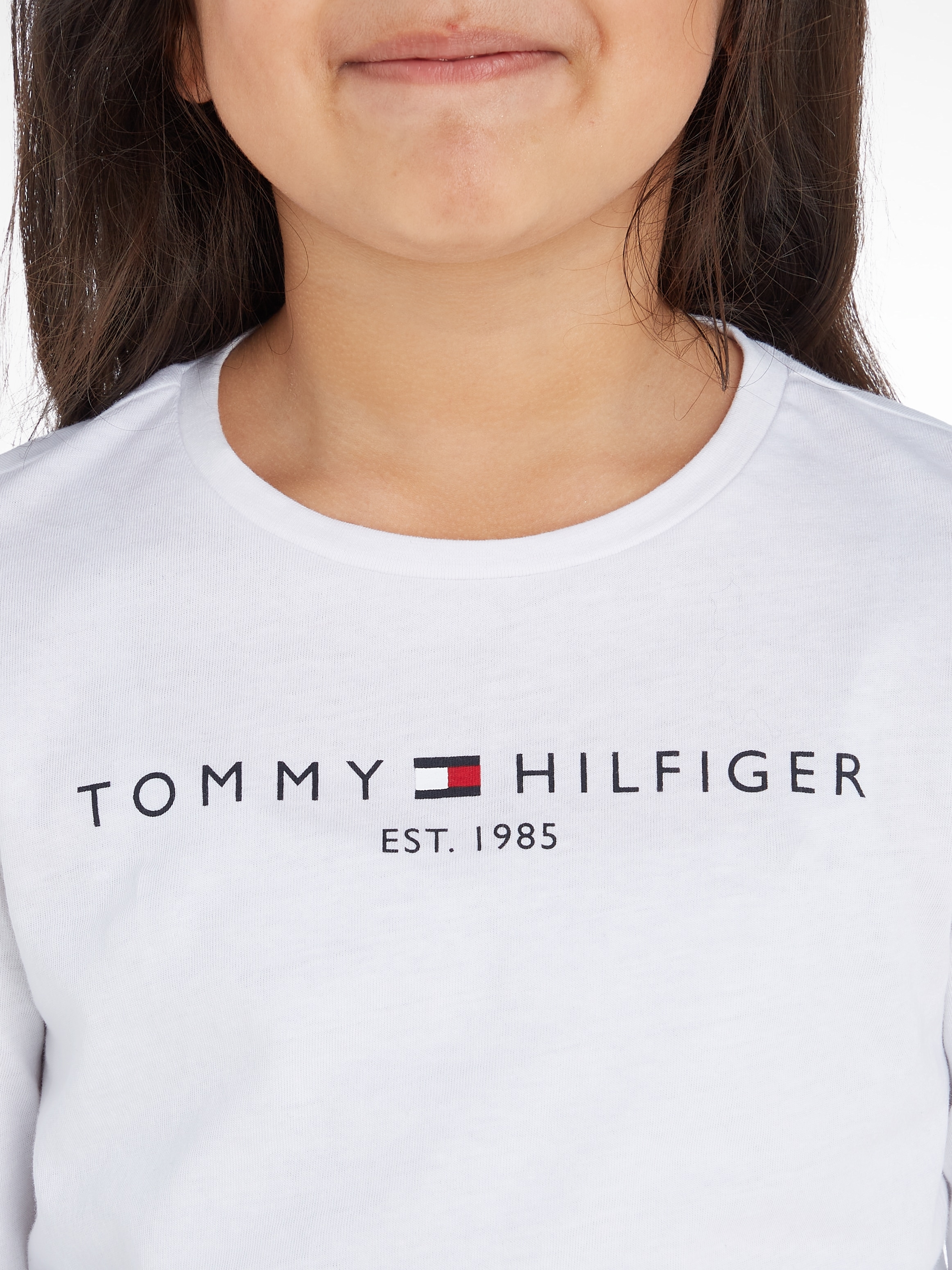 Tommy Hilfiger Langarmshirt »ESSENTIAL TEE L/S«, mit Tommy Hilfiger Logoschriftzug