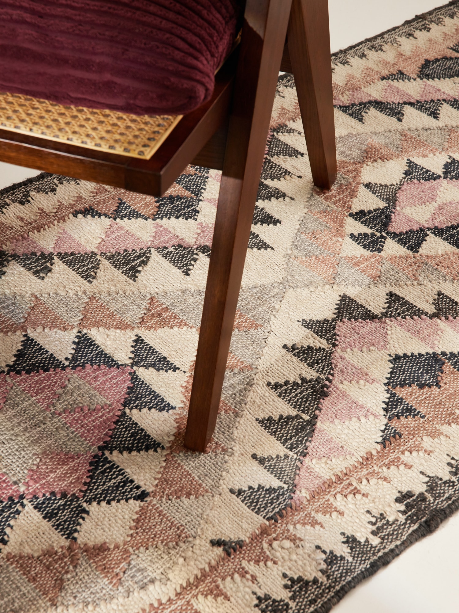 ELLE DECORATION Teppich »Kelim Parsa« rechteckig 3 mm Höhe Jute, Baumwolle, Natur, Handgewebt, Kelim, orientalisch, Boho