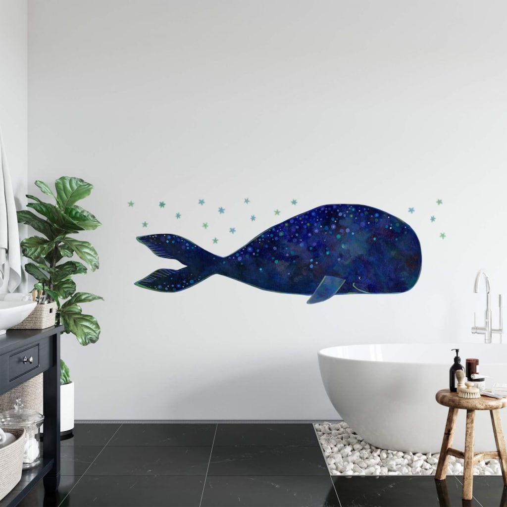 Wall-Art Wandtattoo »Märchenhaft Der Walfisch«, (1 St.)