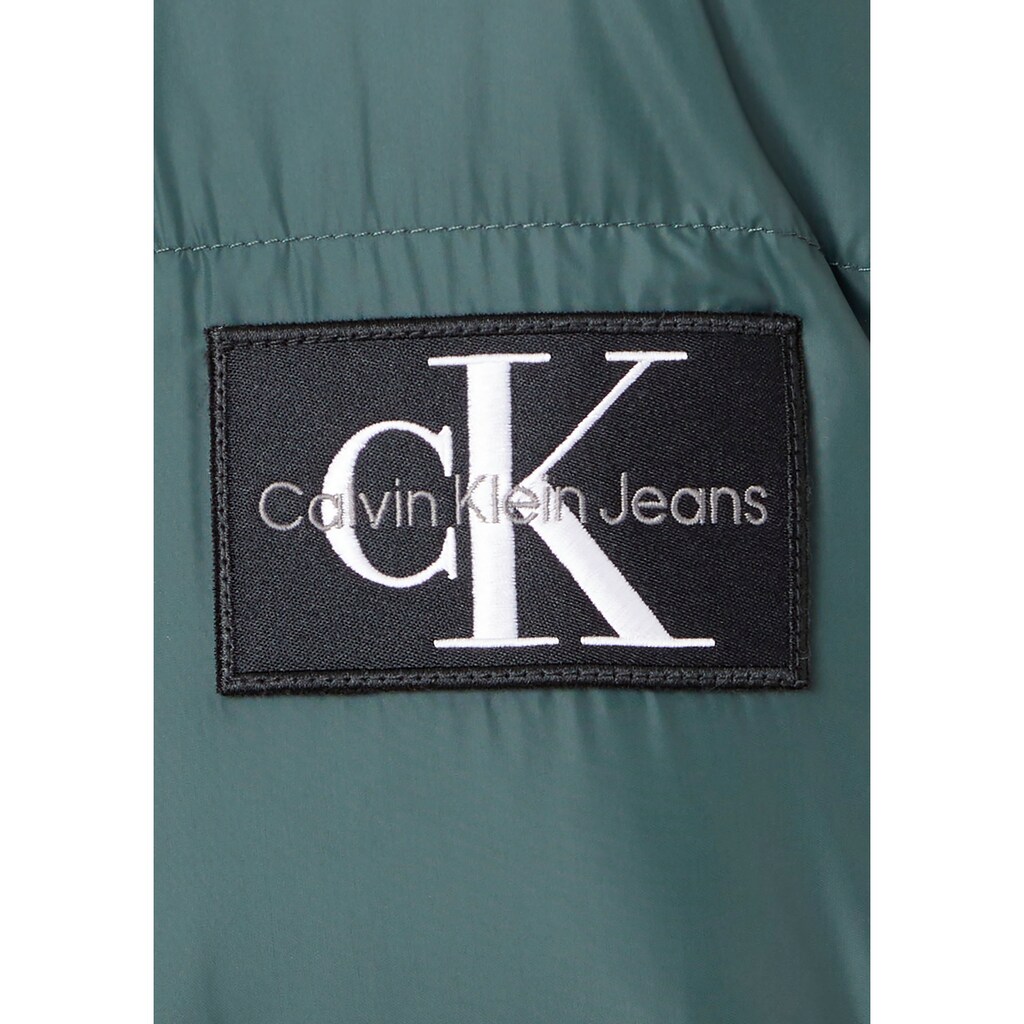 Calvin Klein Jeans Daunenjacke »ESS LONG HOODED DOWN JACKET«, mit Kapuze