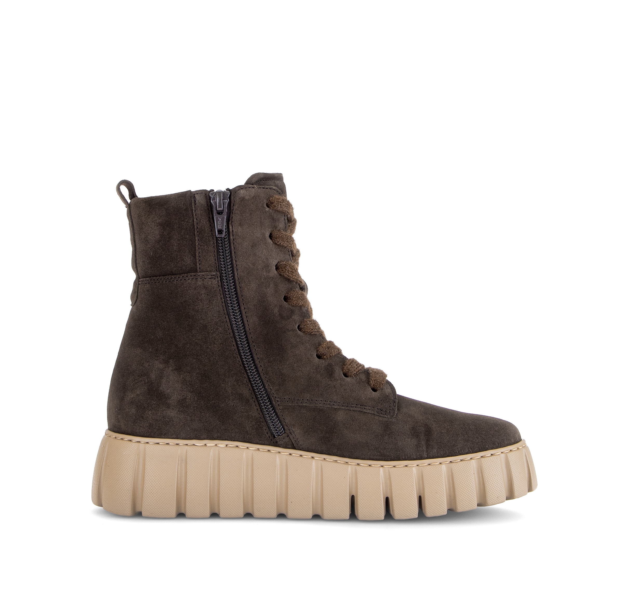 Gabor Schnürboots  Schnürstiefelette mit gepolstertem Schaftrand, G-Weite