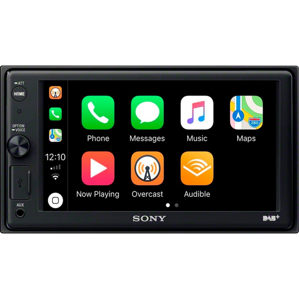 Sony Autoradio »XAVAX1005KIT«, (A2DP Bluetooth-AVRCP Bluetooth-Bluetooth Digitalradio (DAB+) 55 W), mit Apple CarPlay und Bluetooth