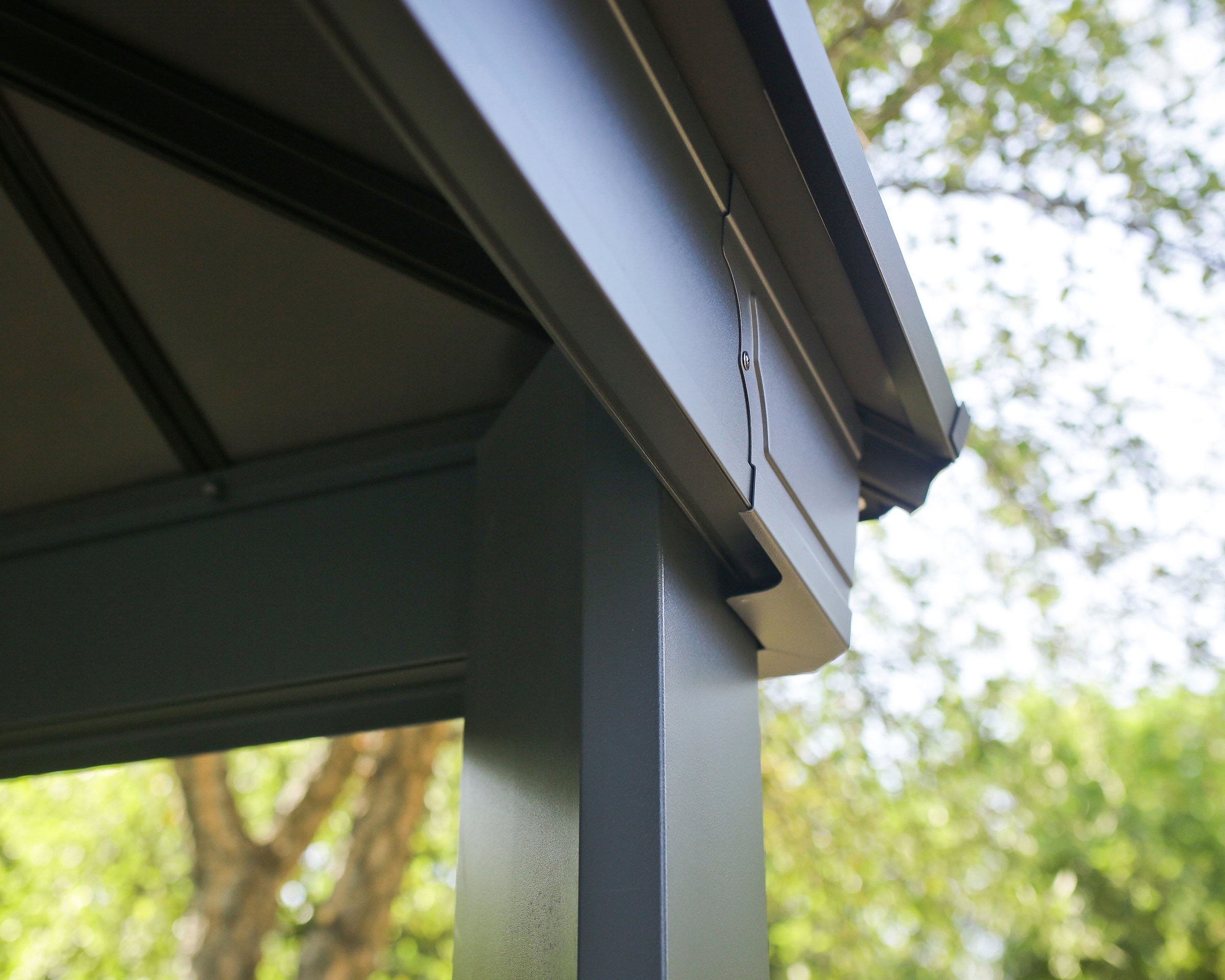 Palram - Canopia Pavillon »Dallas«, 611,5 x 425,5cm, Anthrazit