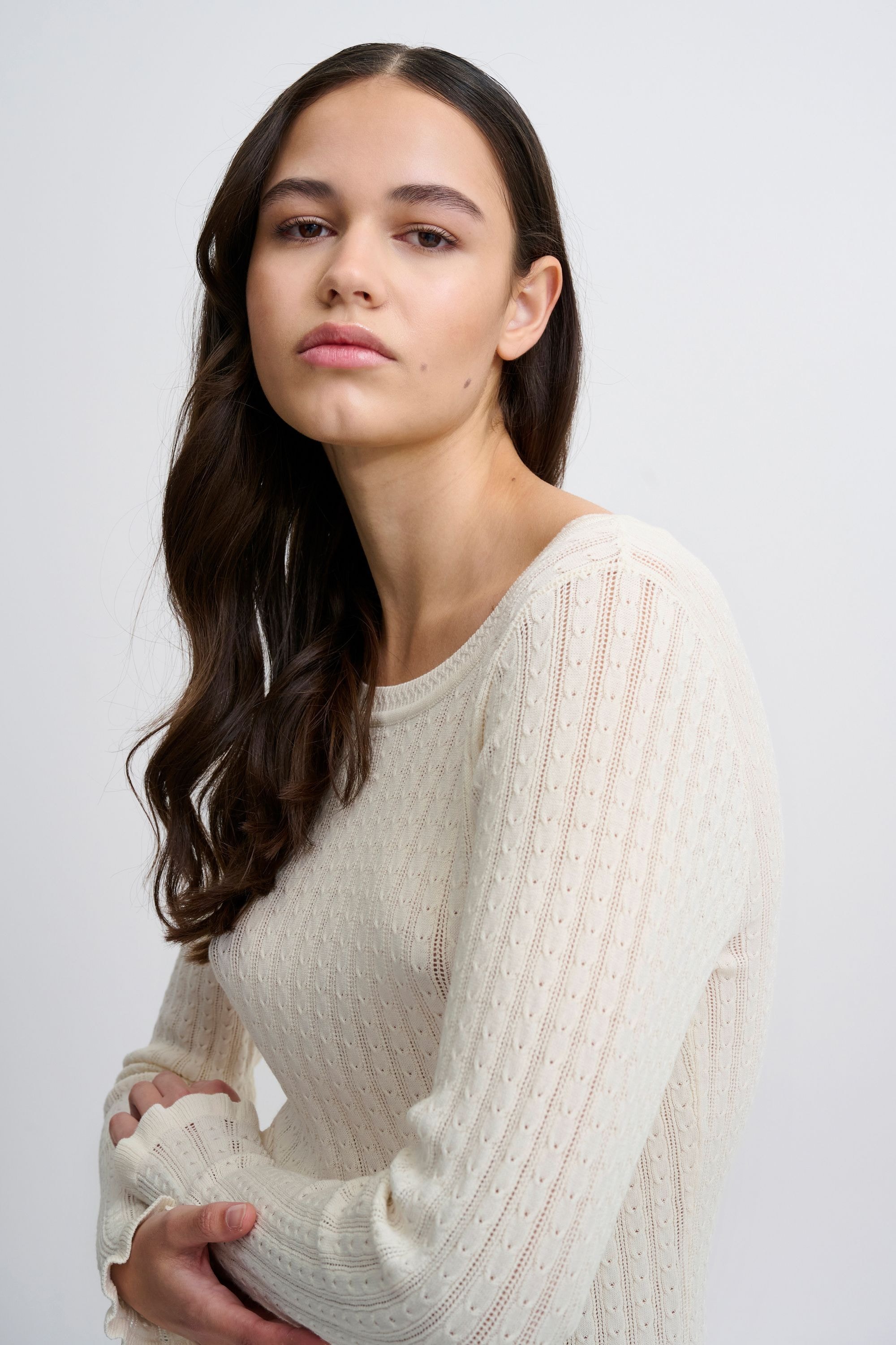 ATELIER RÊVE Strickfleece-Pullover »Strickpullover IRFantino«