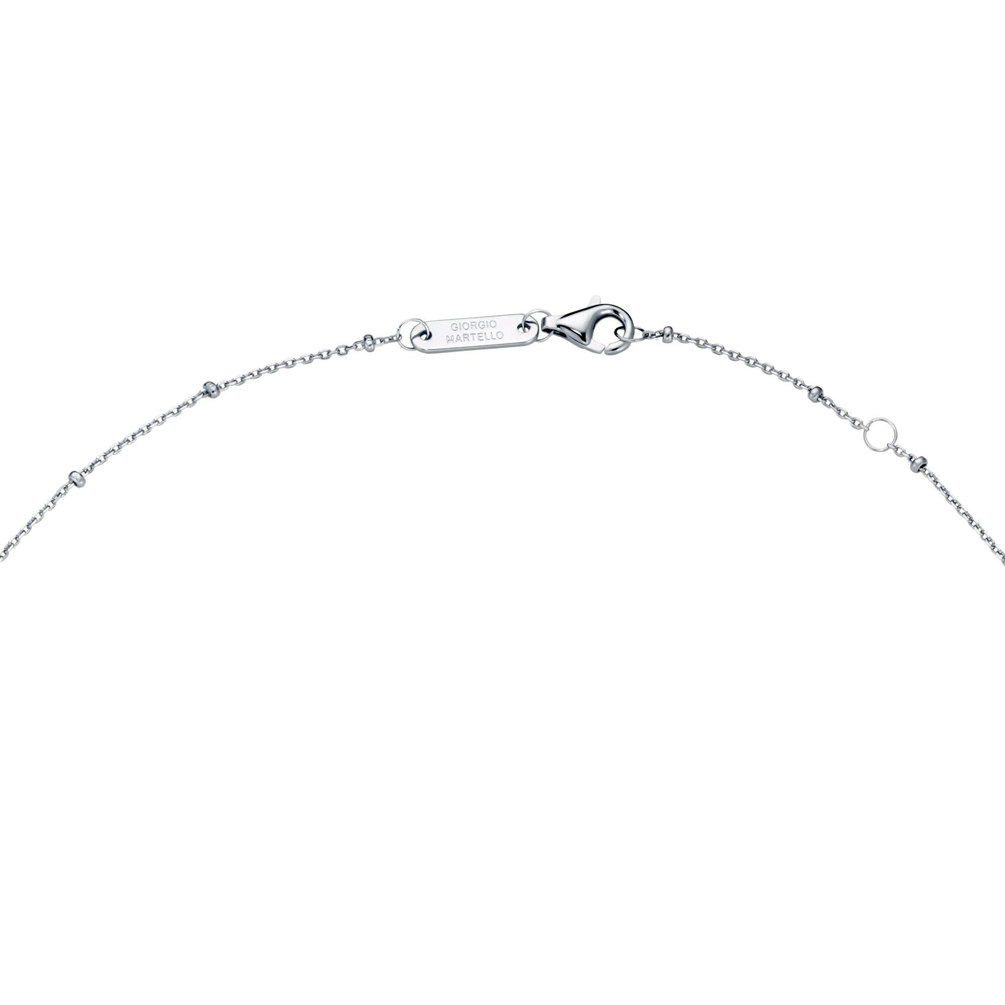 GIORGIO MARTELLO MILANO Collier »Collier Mittelteil U-förmig, glänzend, Silber 925«