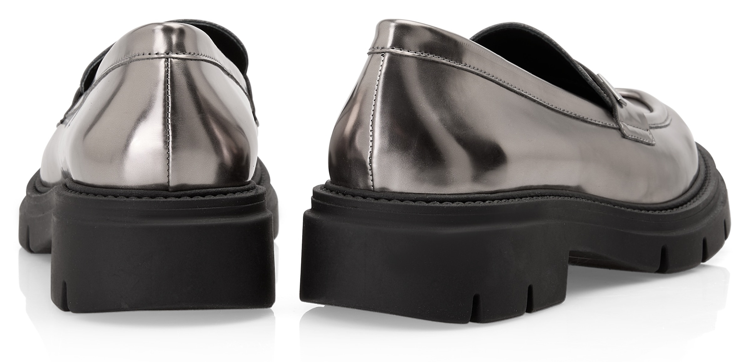 Marc Cain Loafer »Noble Neutrals«, Chunky Slipper, Plateauschuh mit Blockabsatz