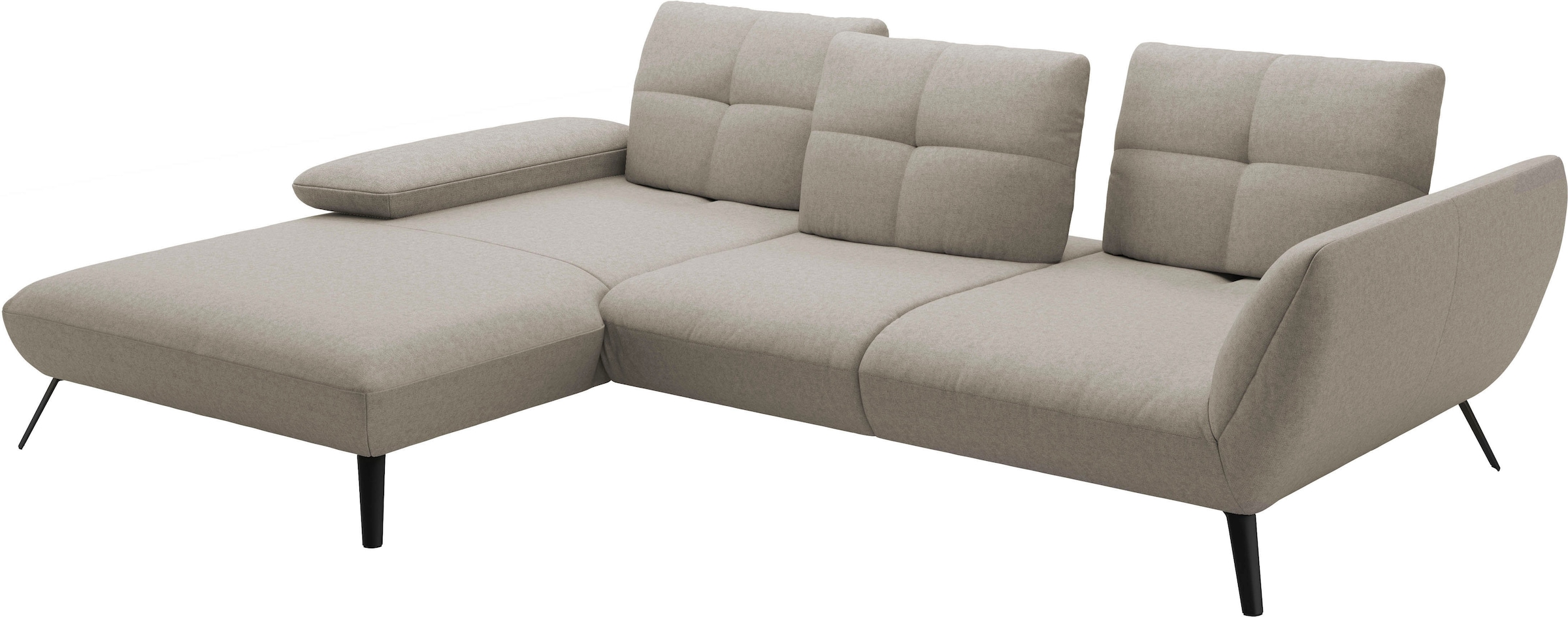 OTTO home Ecksofa »Mikado L-Form« inkl. Sitztiefenverstellung und Armteilverstellung