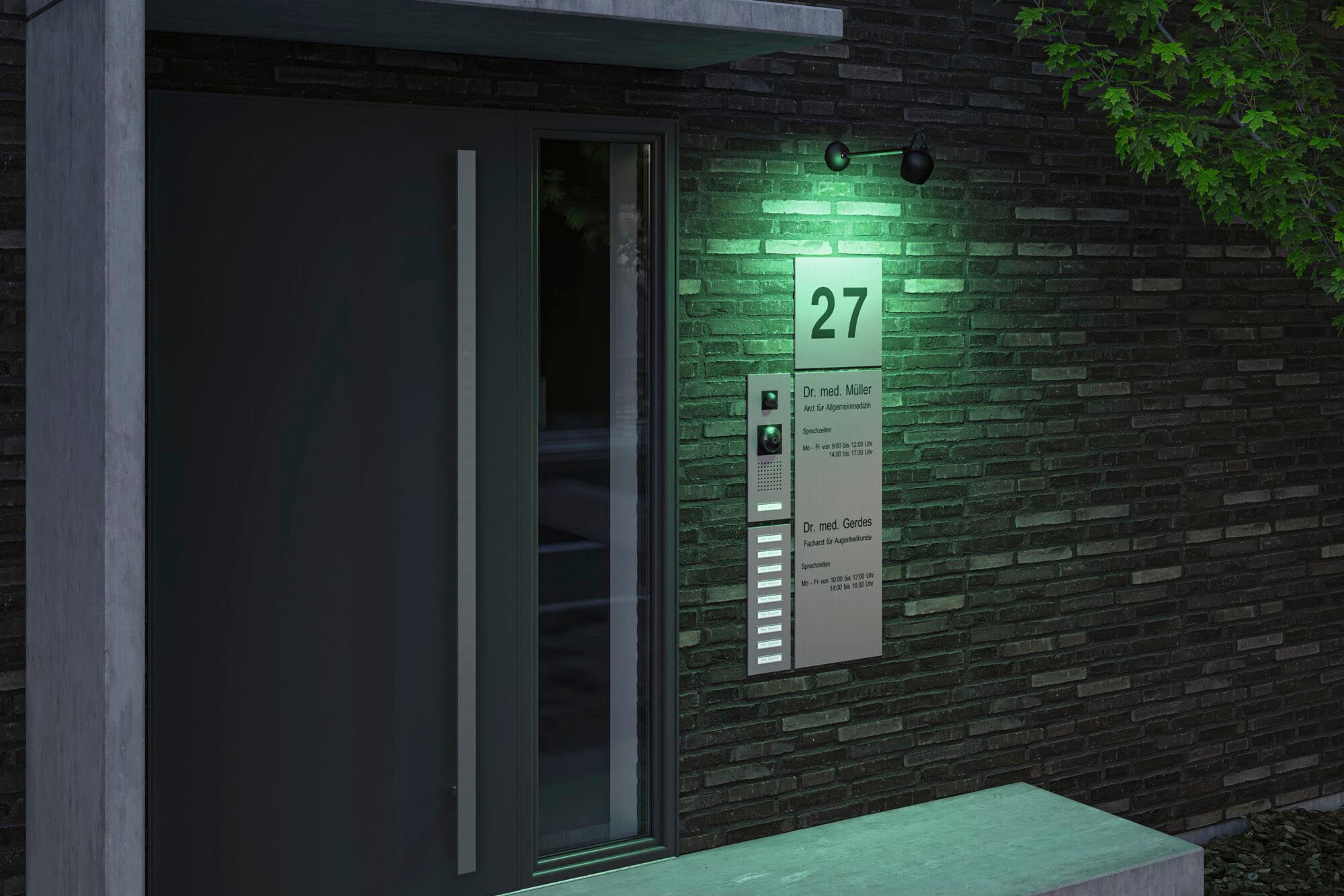 Paulmann LED Gartenleuchte »Outdoor 230V Wall Kikolo RGBW ZigBee«, 1 flammig, ZigBee RGBW
