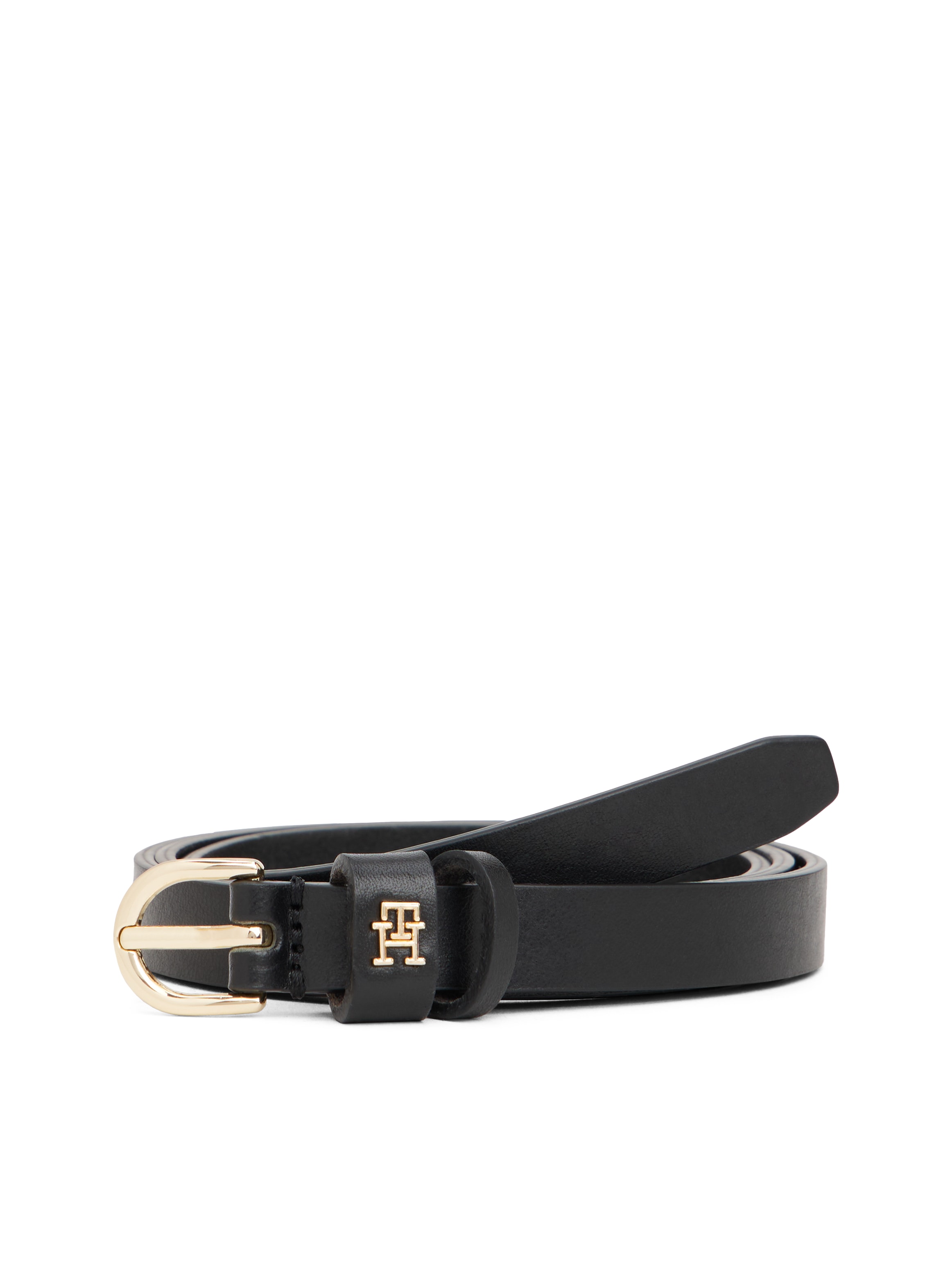 Tommy Hilfiger Ledergürtel »ESSENTIAL EFFORTLESS GOLD« 1,5 cm breit, ovale Einfachdornschließe, Damengürtel