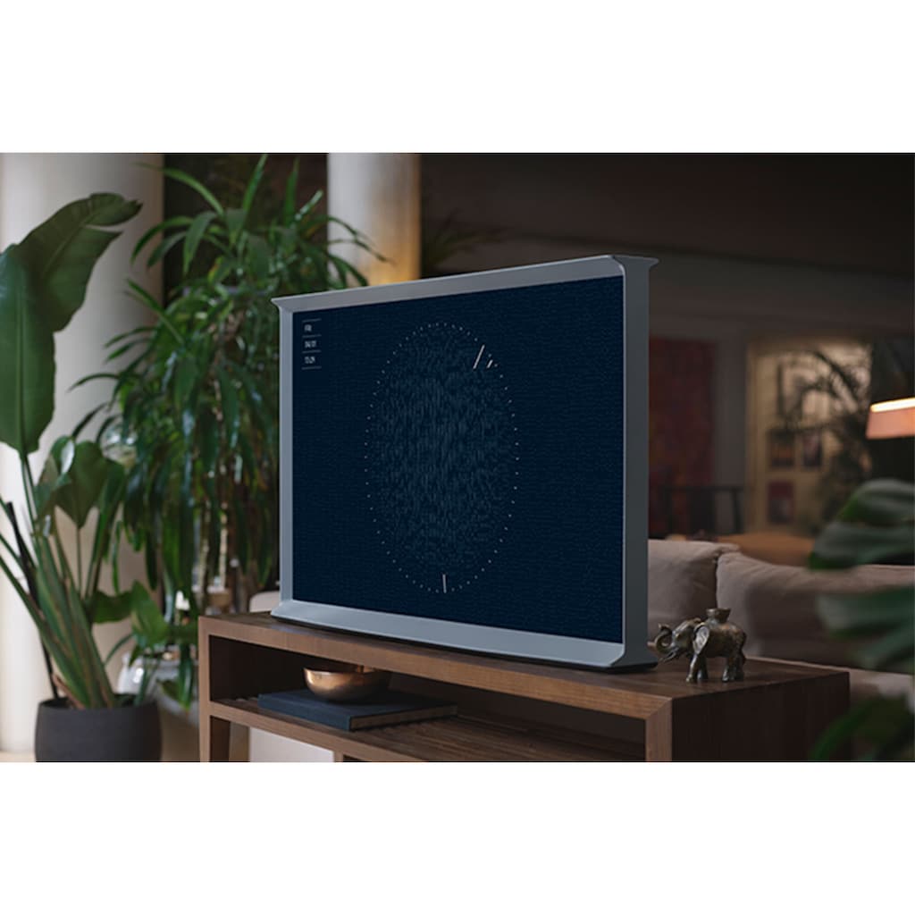 Samsung LED Lifestyle Fernseher »55" QLED 4K The Serif (2022)«, 138 cm/55 Zoll, Smart-TV-Google TV, Quantum HDR-Bestes Upscaling dank Quantum Prozessor 4k-Mattes Display