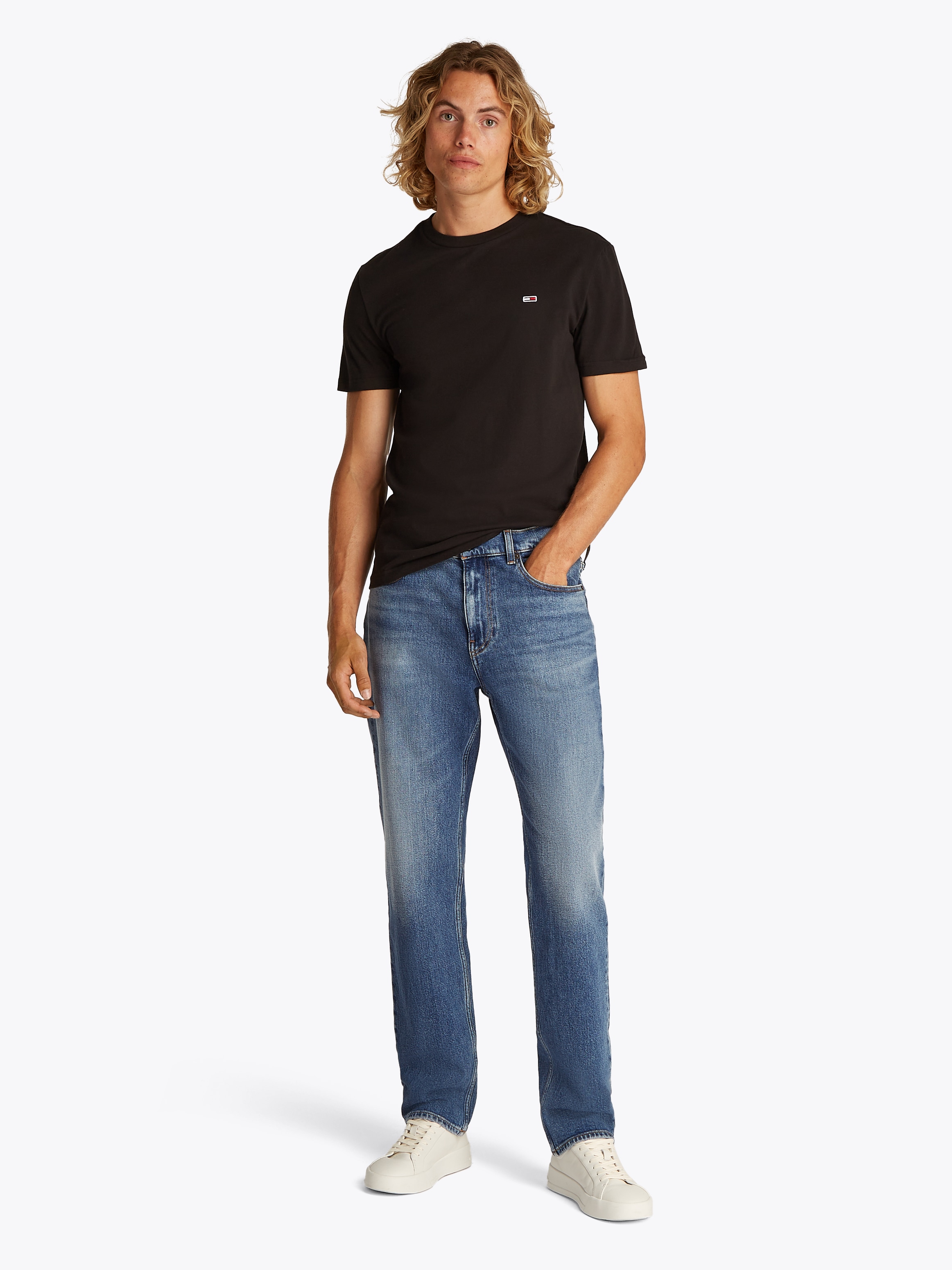Tommy Jeans Slim-fit-Jeans »RYAN SLIM STRAIGHT«, mit Logoprägung