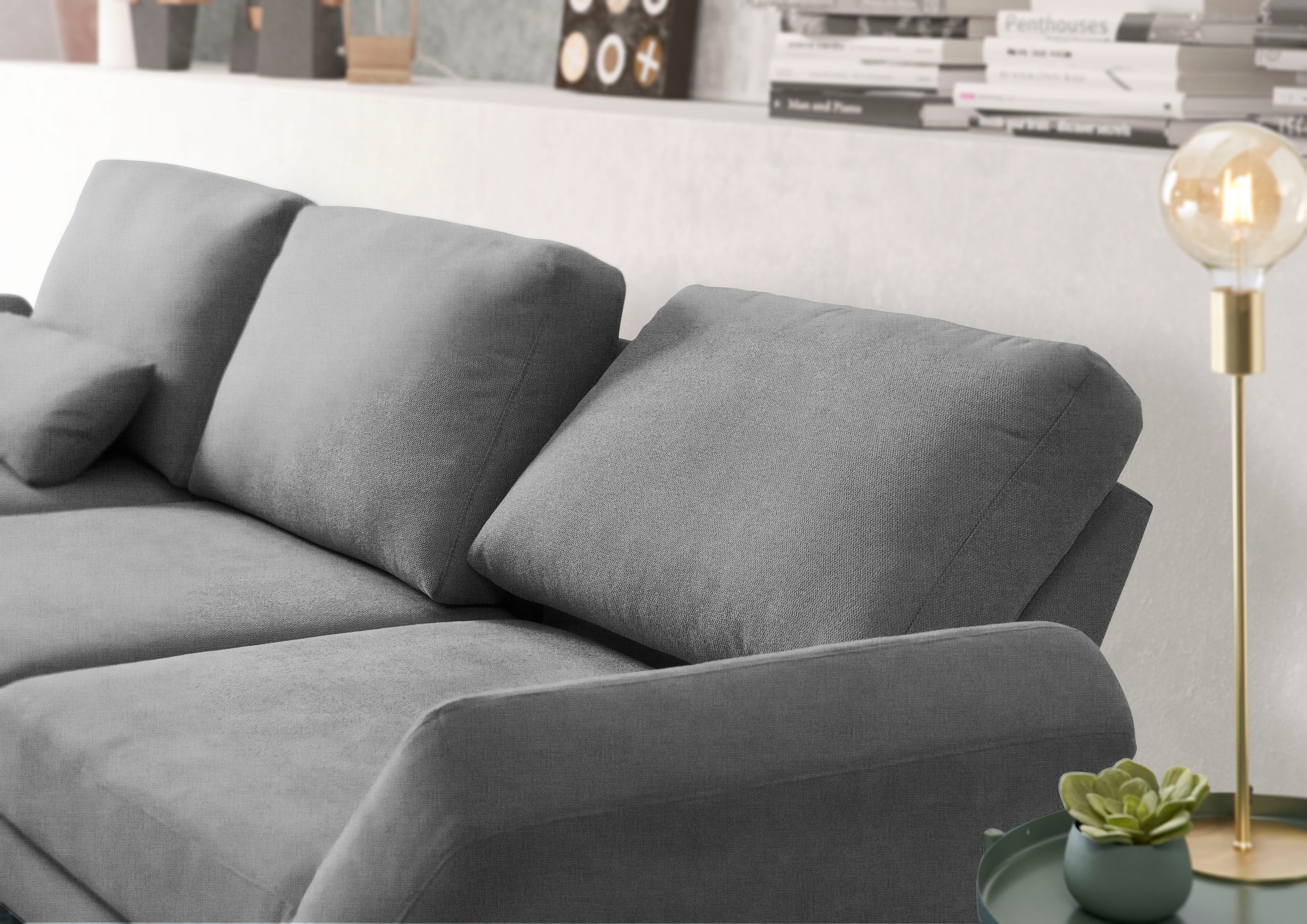 3C Candy Ecksofa »Kairo modernes Multifunktions-Sofa, bequem, L-Form«, inklusive Drehsitz, Armlehnen- und Rückenverstellung