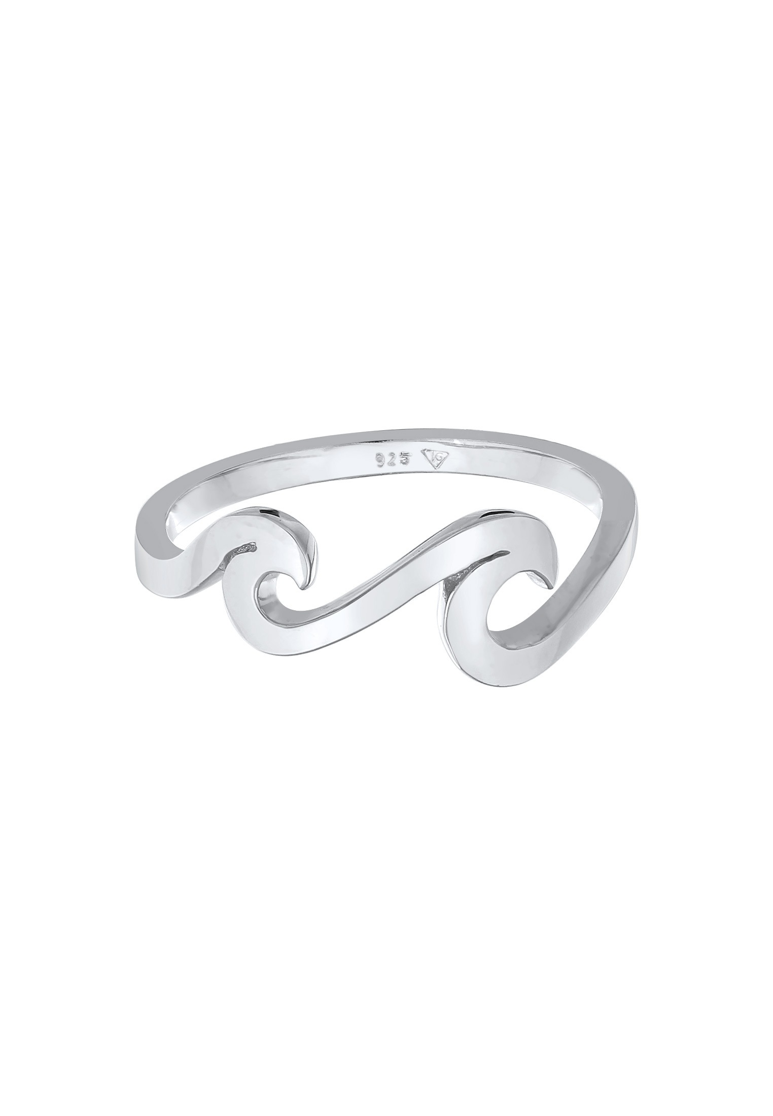 Elli Silberring »Ring Wellen Wave Ozean Maritim 925 Silber«