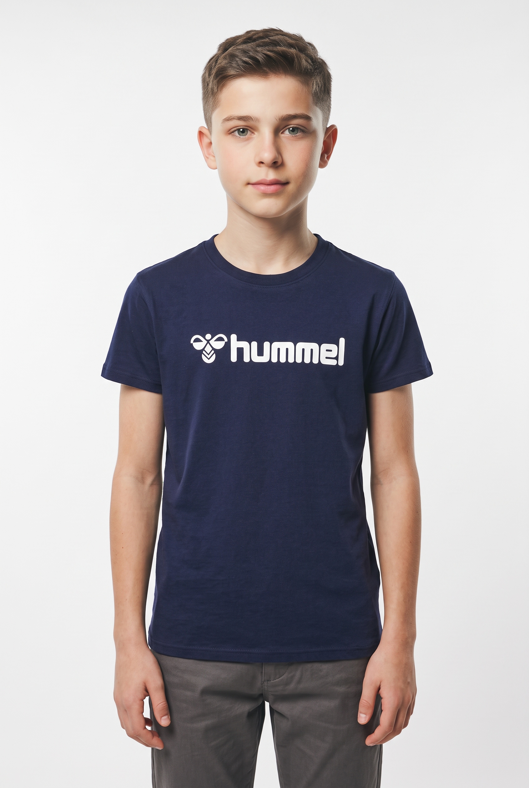 hummel T-Shirt »HMLGO 2.0 LOGO T-SHIRT S/S KIDS« für Kinder und Jugendliche, kurzärmlig, mit Rundhalsausschnitt