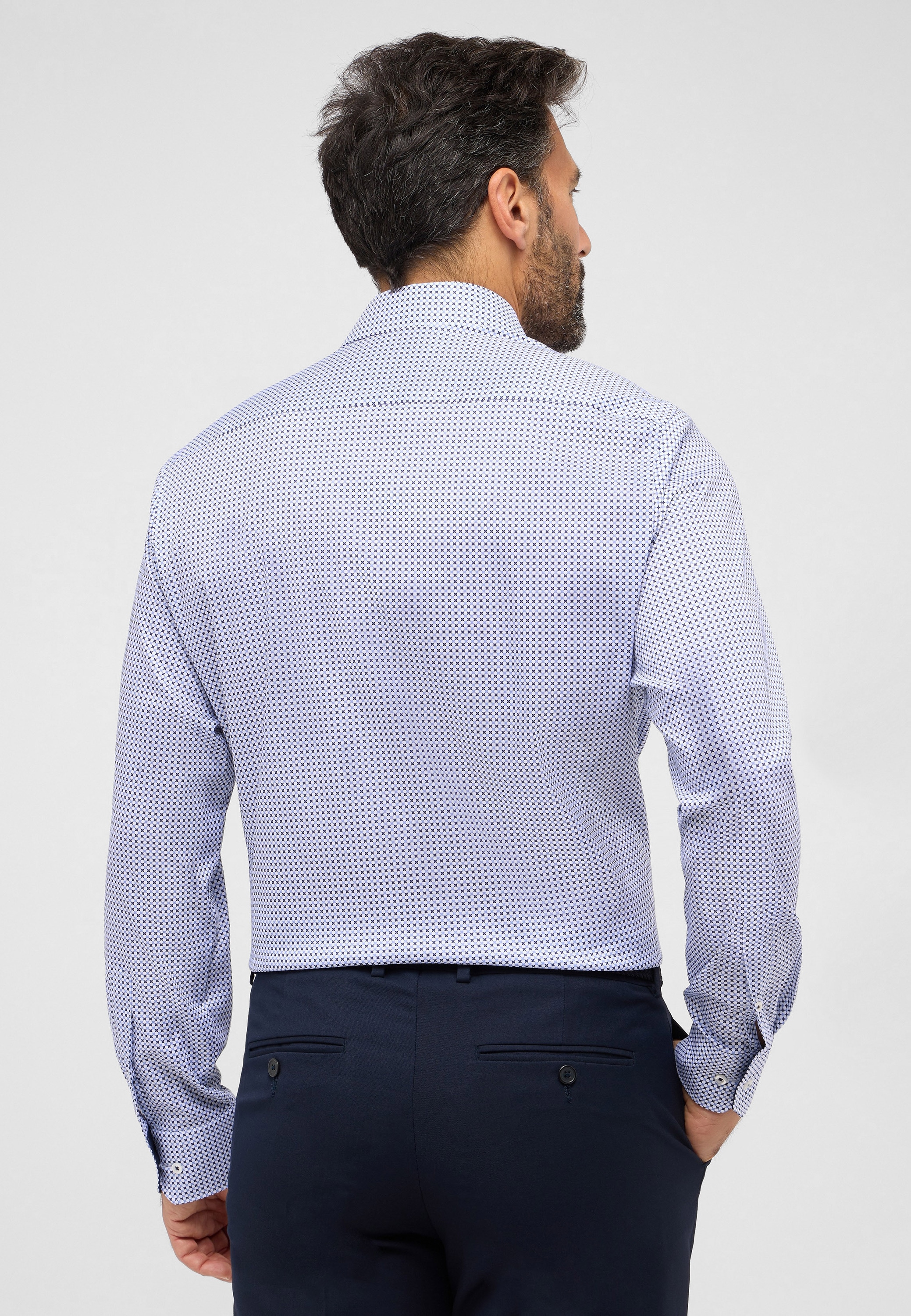 Eterna Langarmhemd »MODERN FIT«, EASY IRON (bügelleicht)