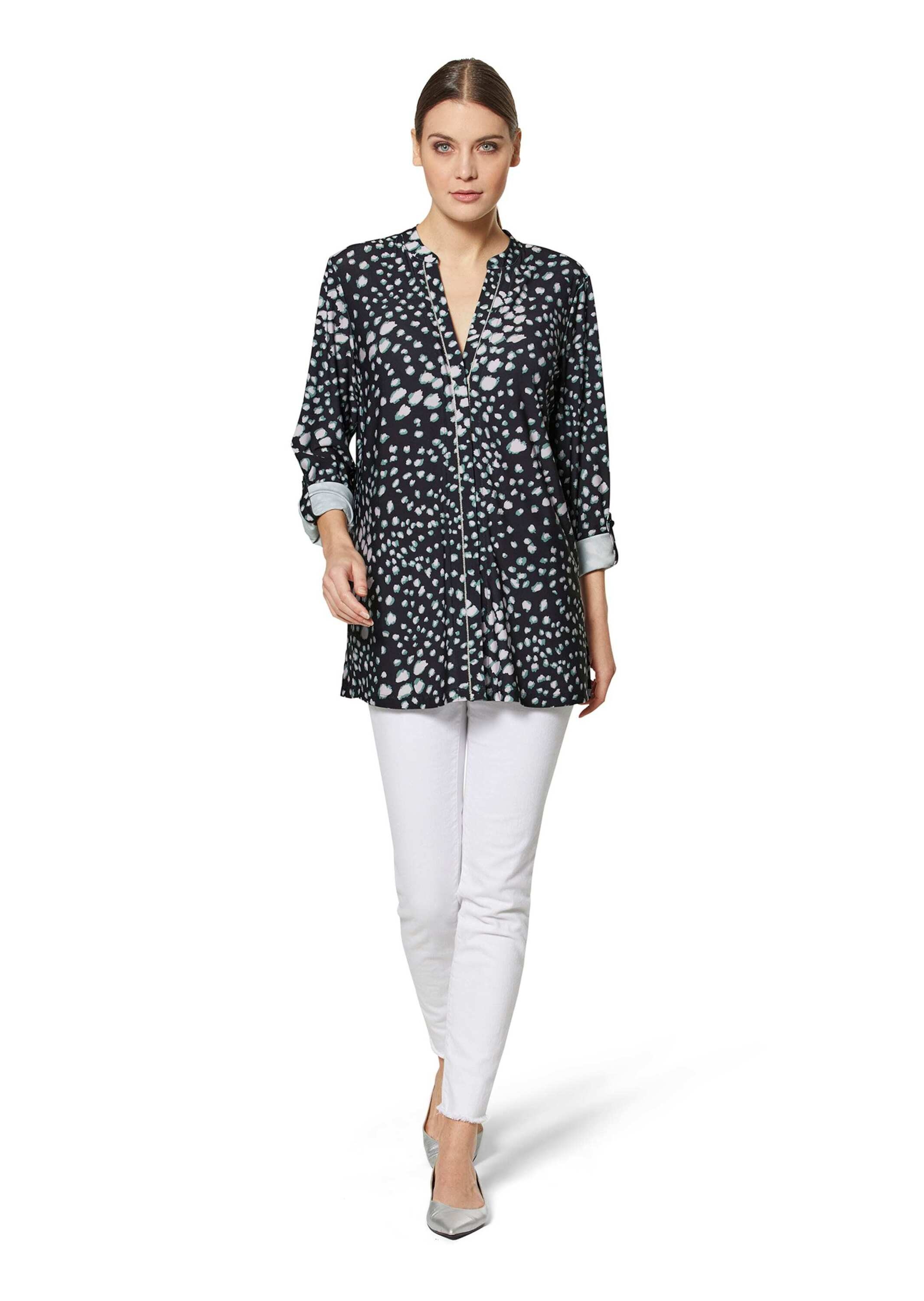 MADELEINE Langarmbluse »Longhemd Langes Hemd mit feinem«