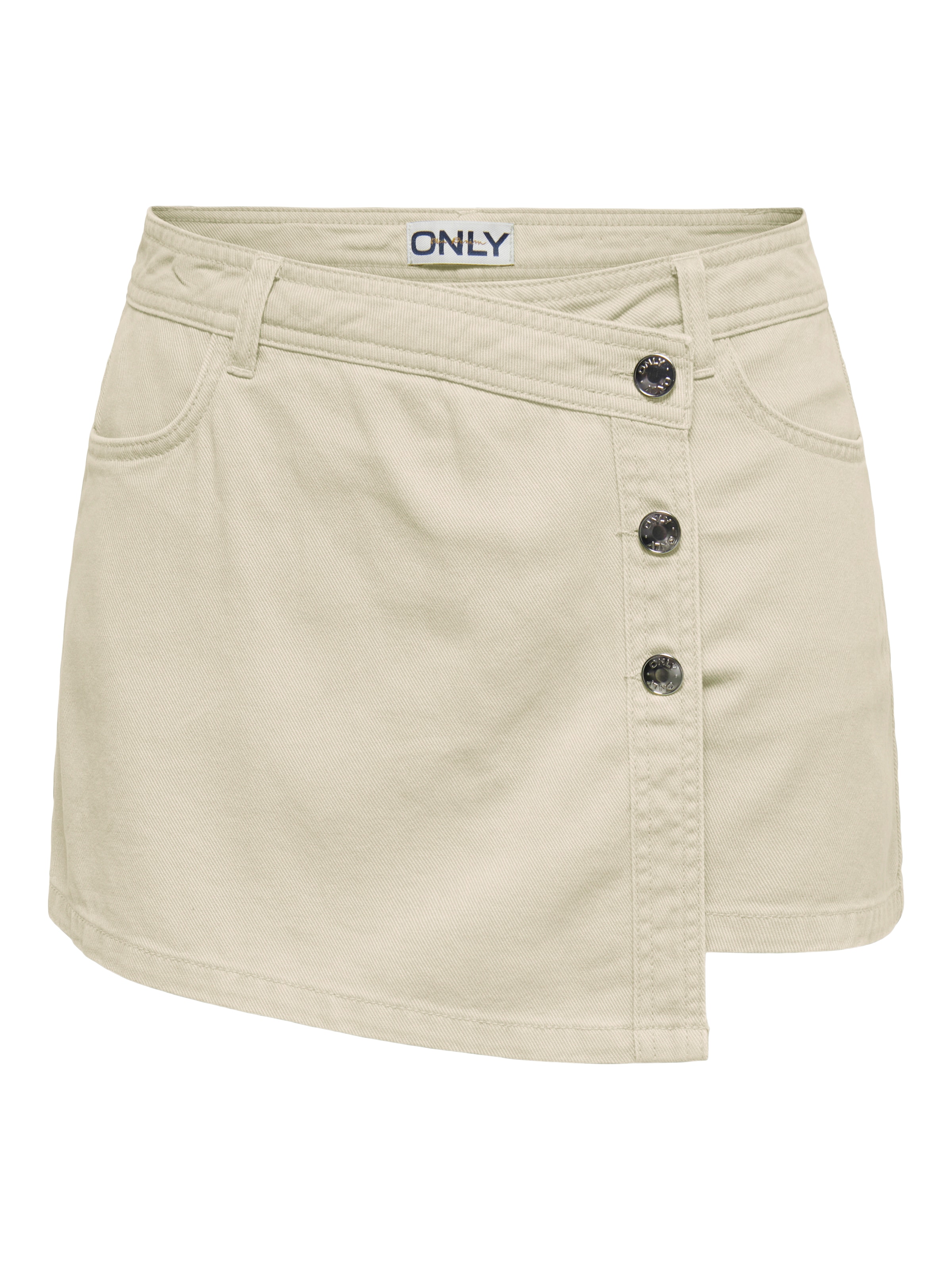 ONLY Hosenrock »ONLLESLY REG COL SKORT PNT« Baumwolle, Regular Waist