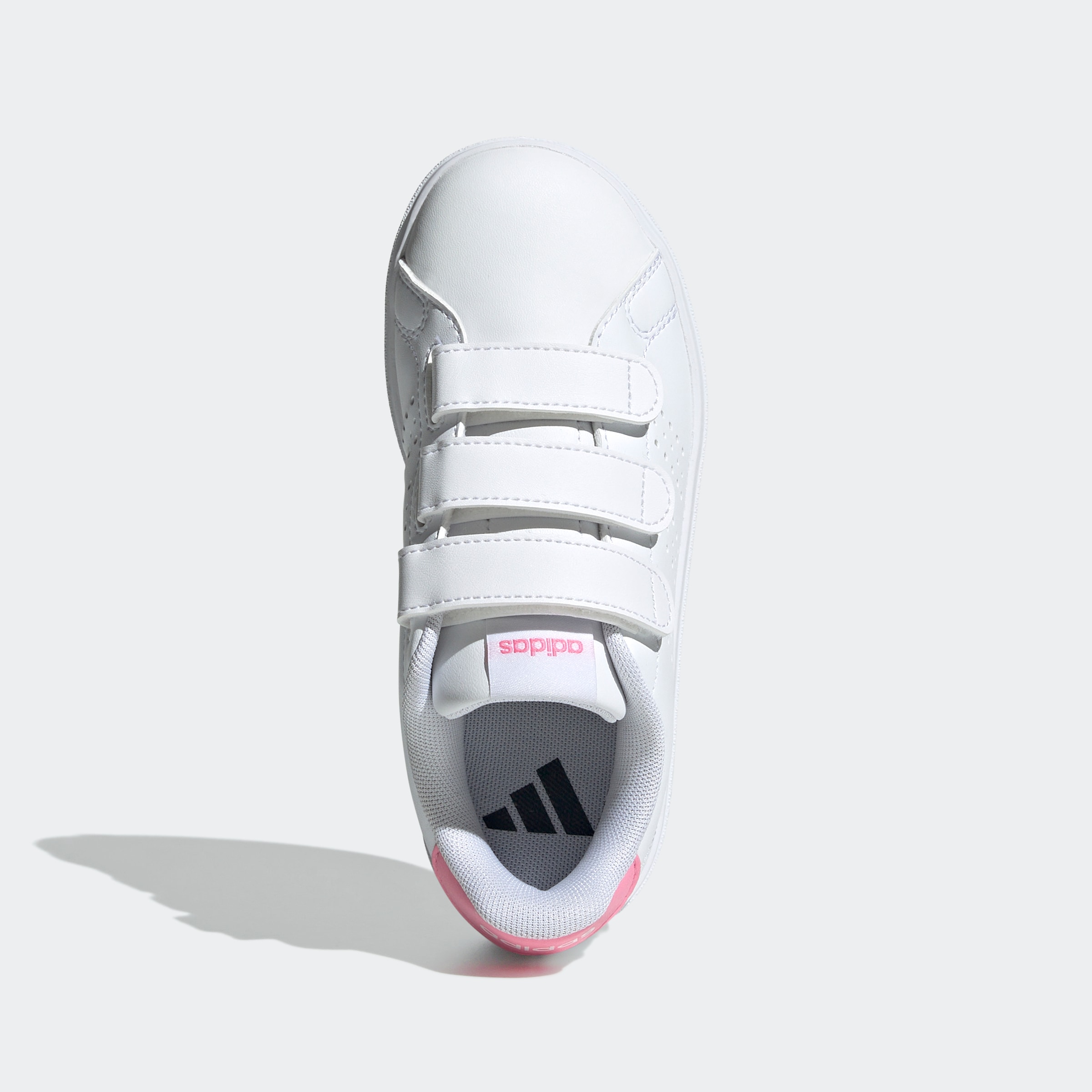 adidas Sportswear Klettschuh »ADVANTAGE BASE 2.0 KIDS«, Design auf den Spuren des adidas Stan Smith