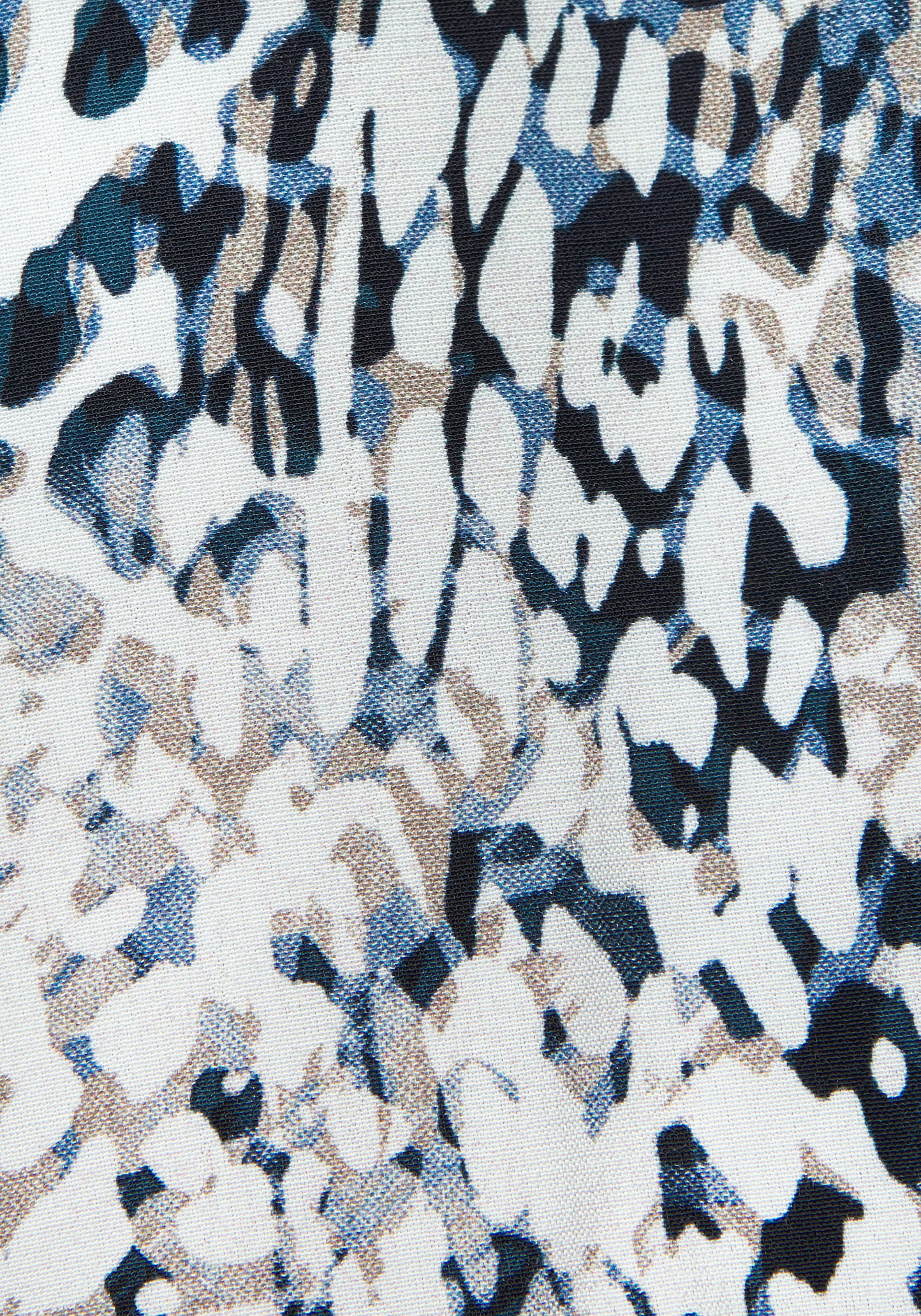 LASCANA Maxikleid, mit Alloverprint, leichtes Sommerkleid, fließendes Strandkleid