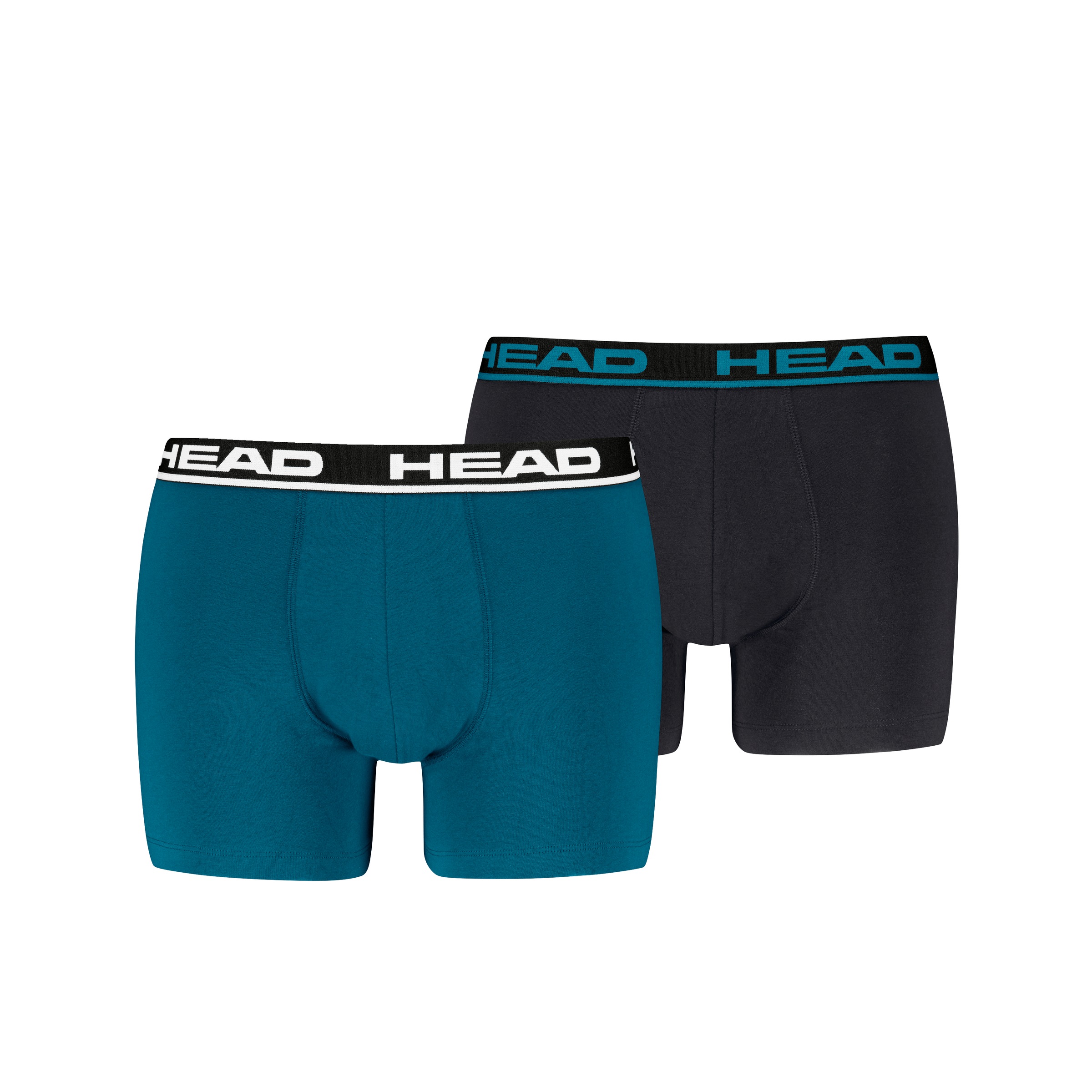 Head Boxershorts »HEAD BASIC BOXER 2P«, (2er Pack), mit elastischem Logobund