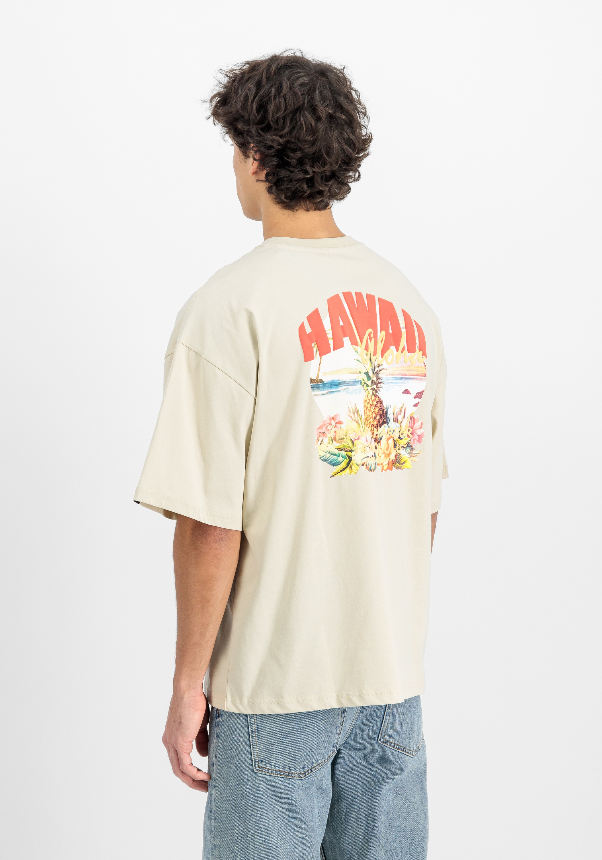 Alpha Industries T-Shirt »Hawaii Aloha Backprint T-Shirt T-Shirt«