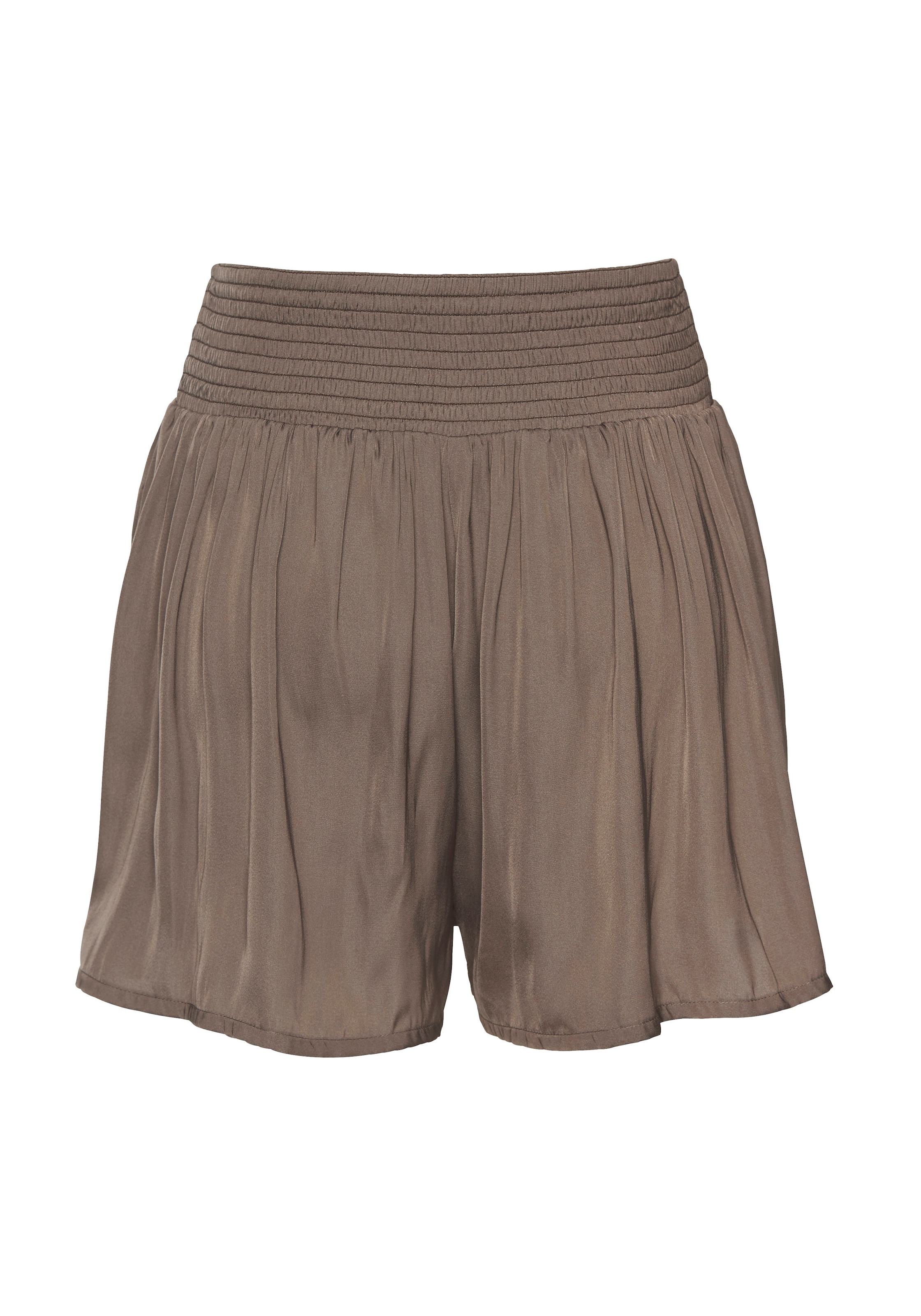 LASCANA Webshorts, aus softer Satinqualität, kurze Hose, Sommerhose, modisch und elegant