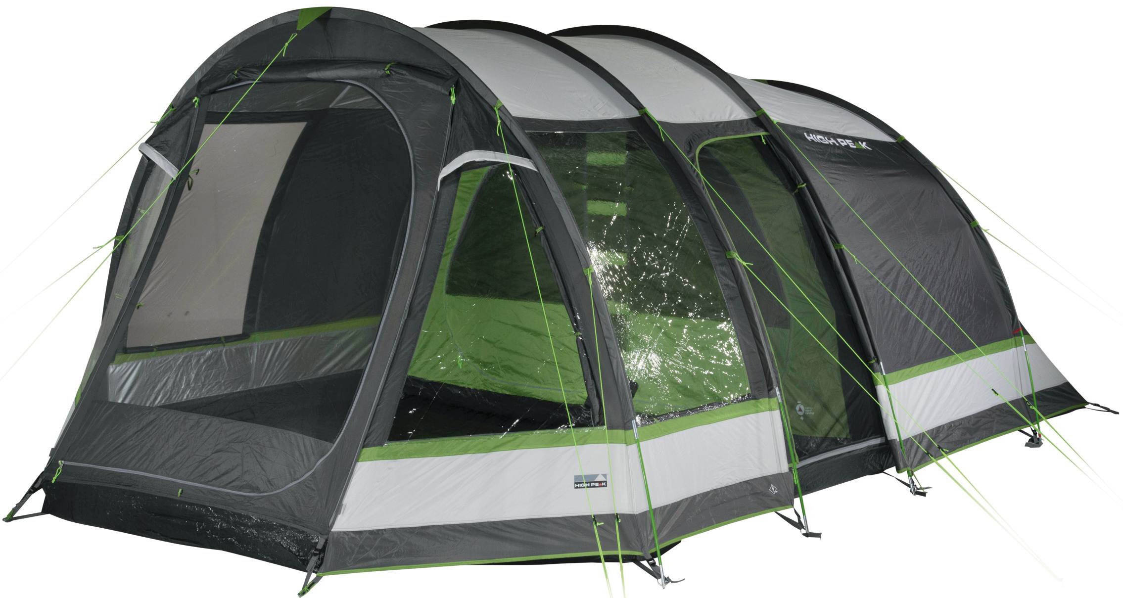 High Peak Tunnelzelt »Bozen 6.0« 6 Personen in grün, Größe B/H/L: 380 cm x 210 cm x 525 cm