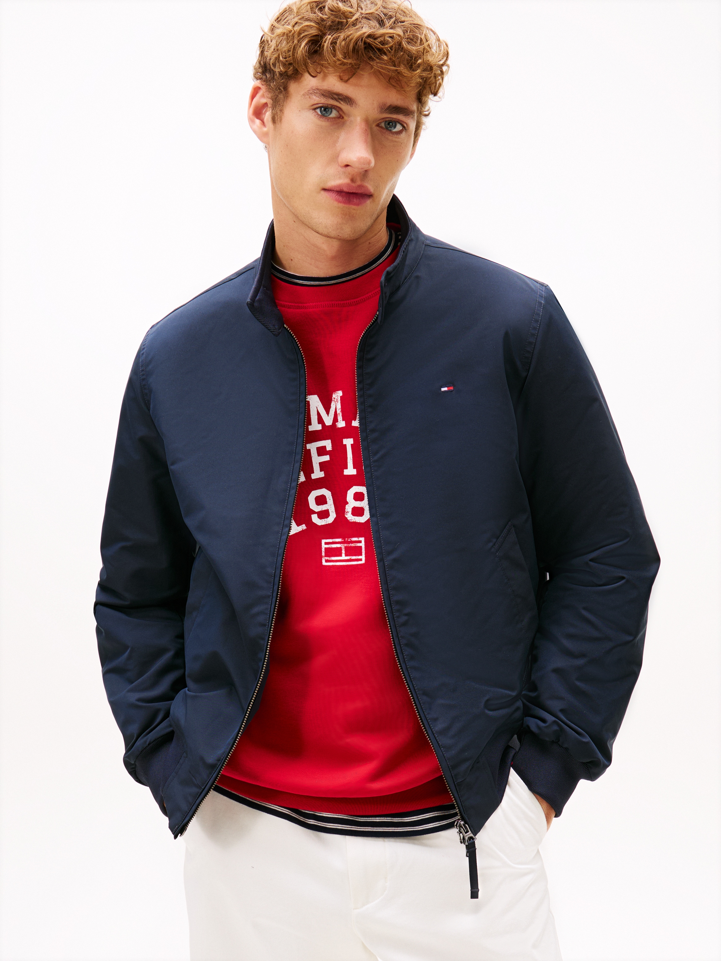Tommy Hilfiger Blouson »HARRINGTON JACKET«, mit Seitentaschen