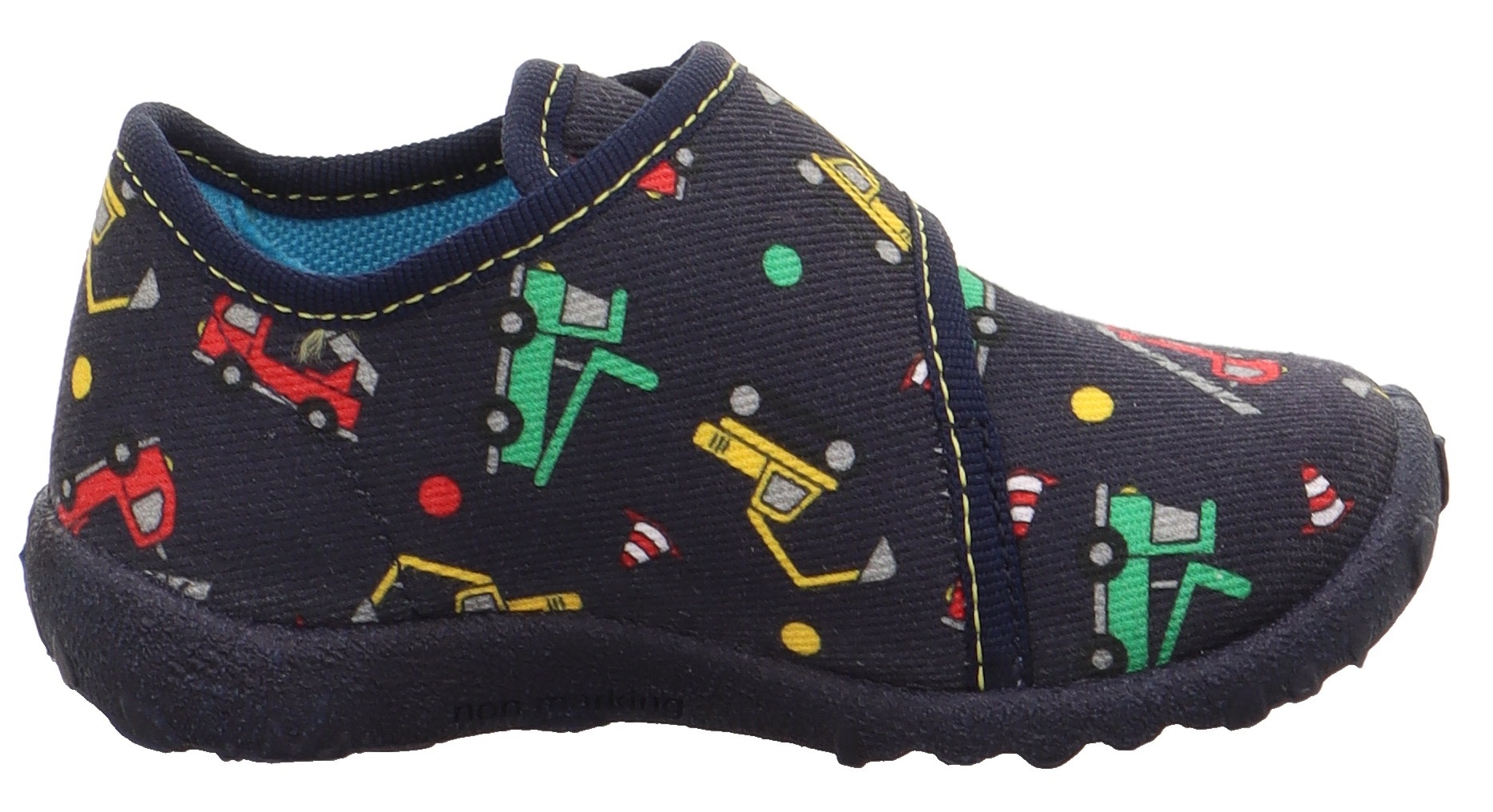 Superfit Hausschuh »SPOTTY WMS: Mittel«, Klettschuh, Kindergarten Schuh mit süßem Motiv