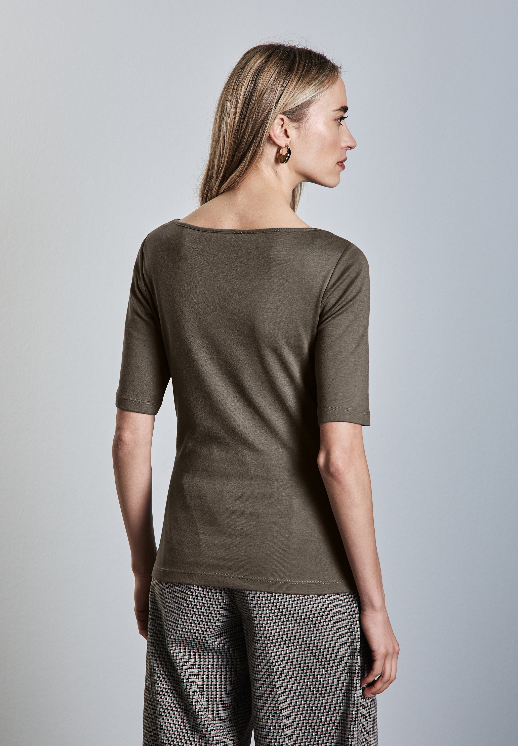 STREET ONE T-Shirt »Style Lanea«, mit U-Boot Ausschnitt