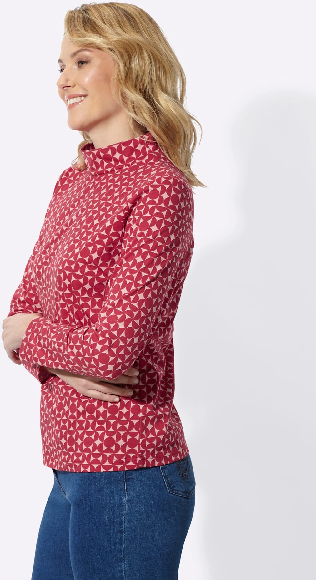 Classic Basics Stehkragenshirt »Langarm-Shirt« 1