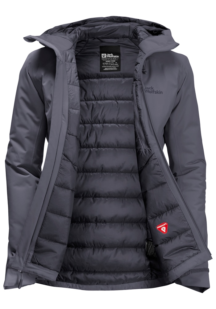 Jack Wolfskin Outdoorjacke »WISPER INS JKT W«, mit Kapuze
