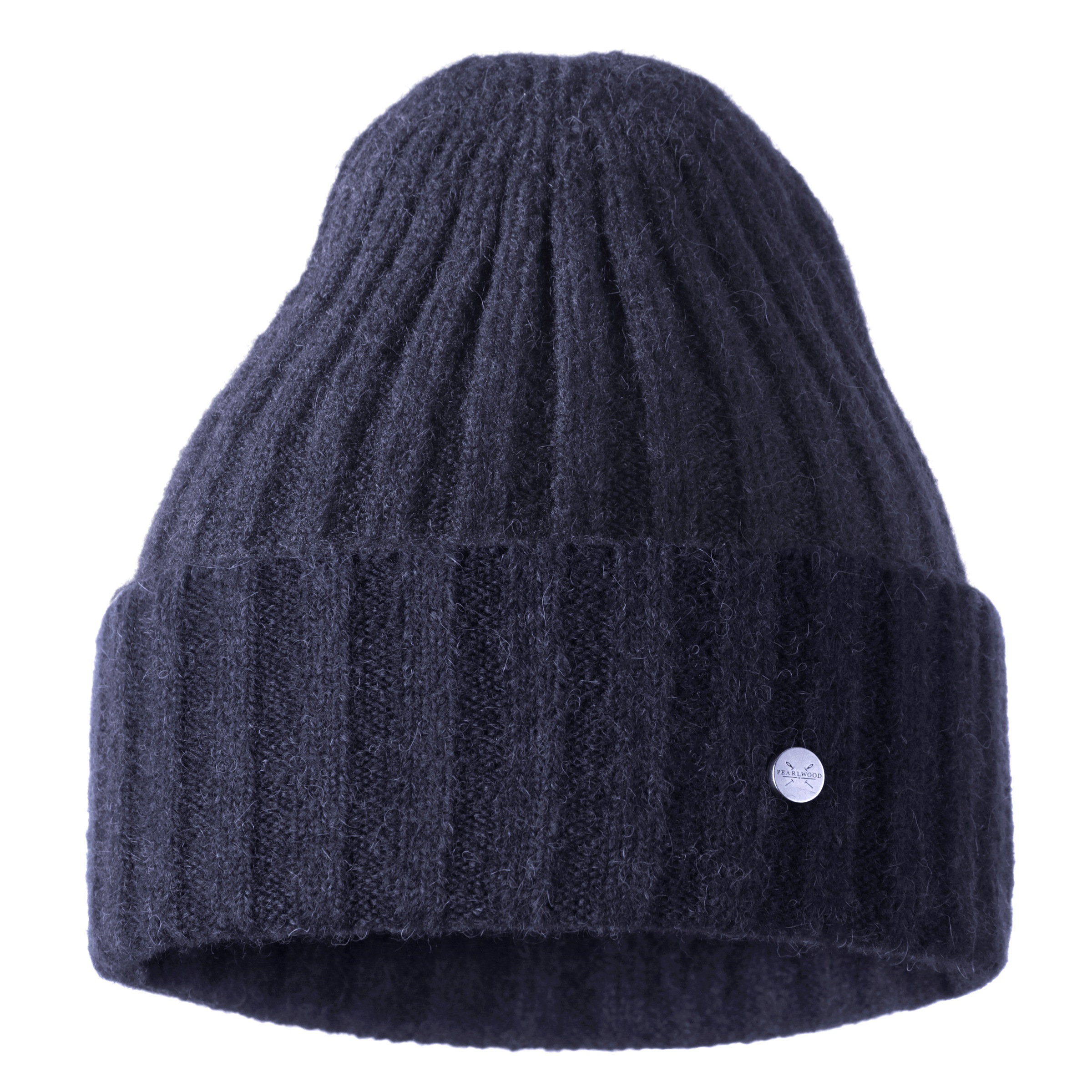 PEARLWOOD Strickmütze »JANNE« in breiten Rippen gestrickt, breiter Umschlag, wärmend, Wollanteil