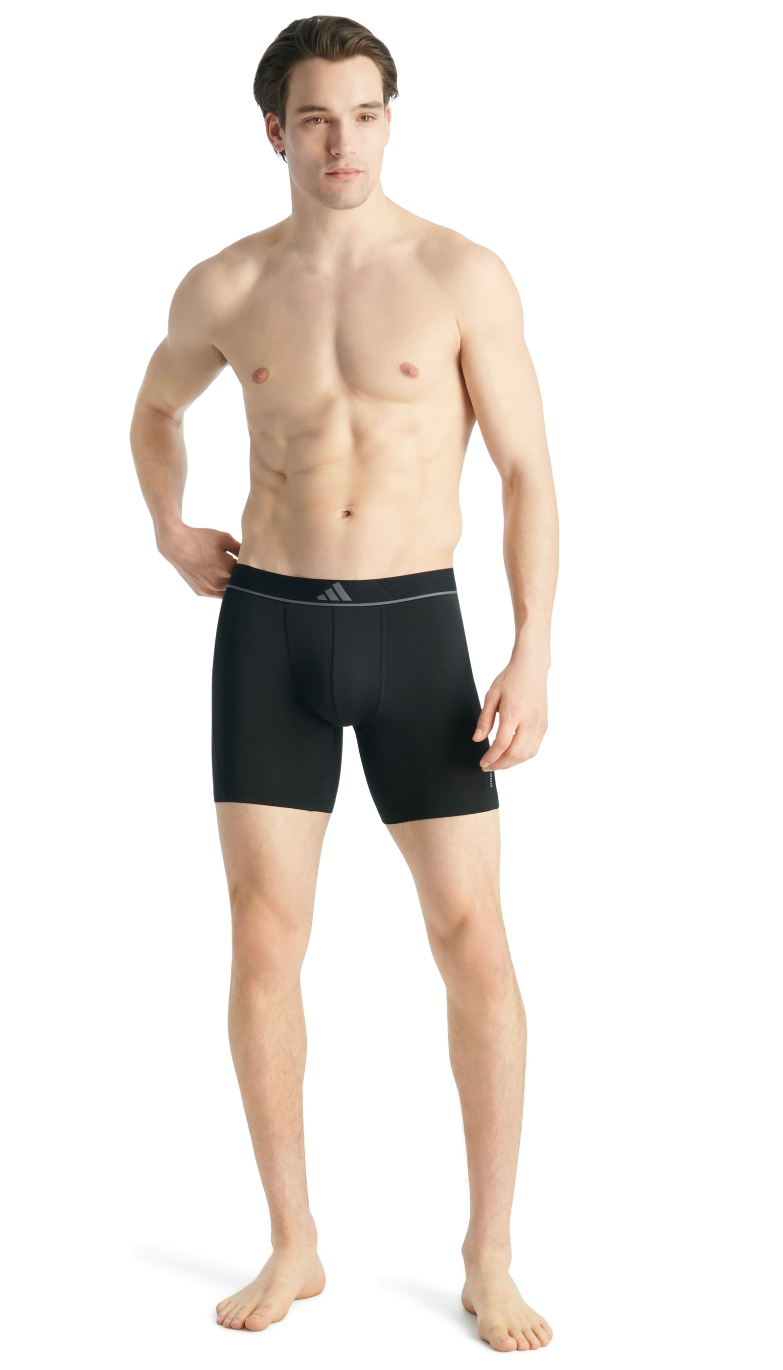 adidas Sportswear Boxershorts »Active Micro Flex Eco«, (3er Pack), Mit längerem Bein