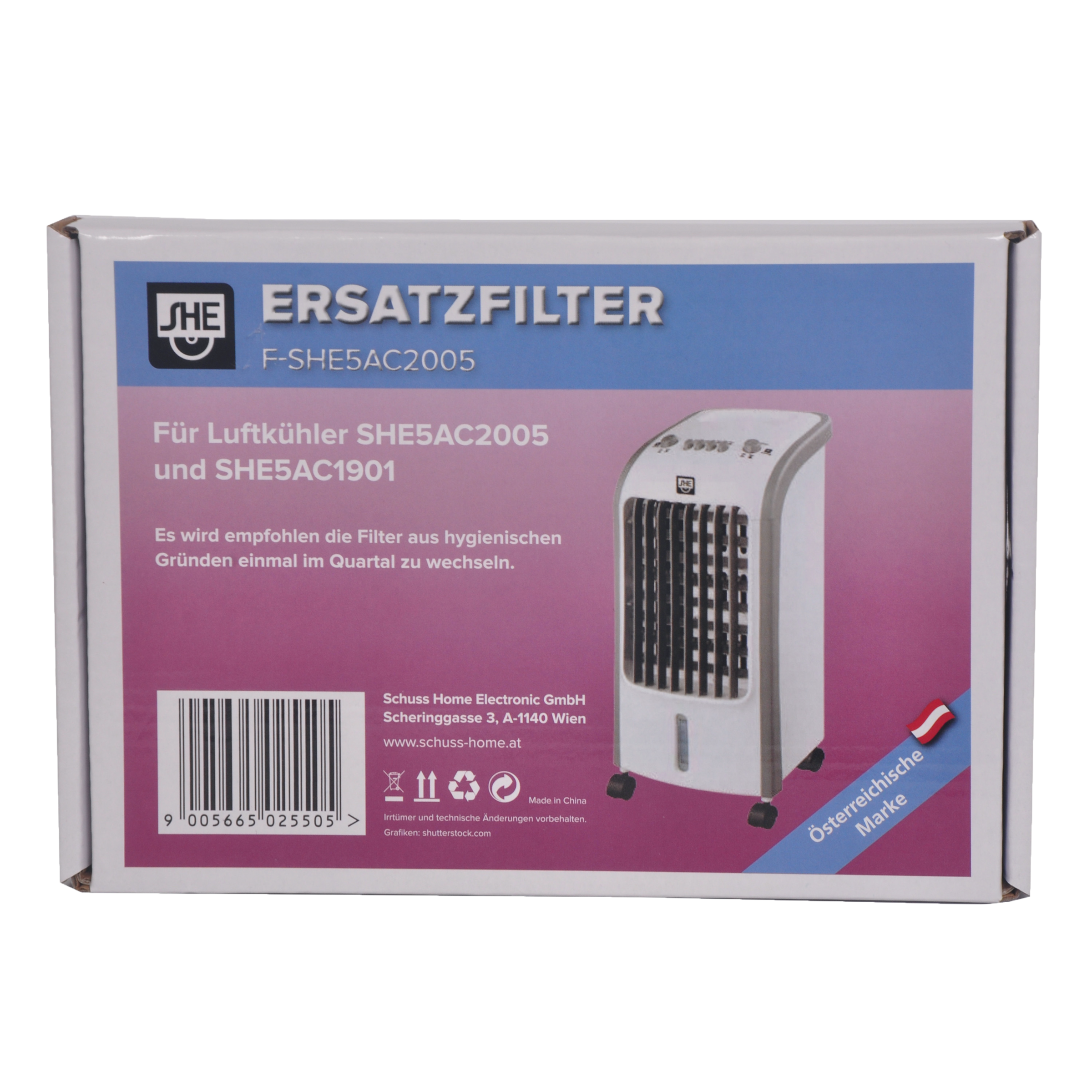 SHE Ersatzfilter »F-SHE5AC2005«