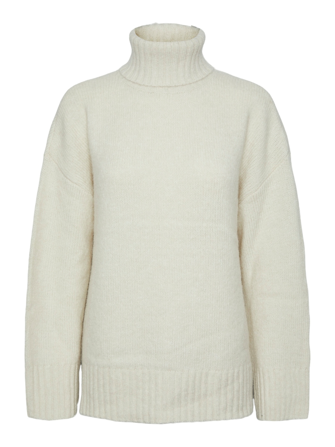 pieces Rollkragenpullover »PCNANCY LS LOOSE ROLL NECK KNIT NOOS BC«