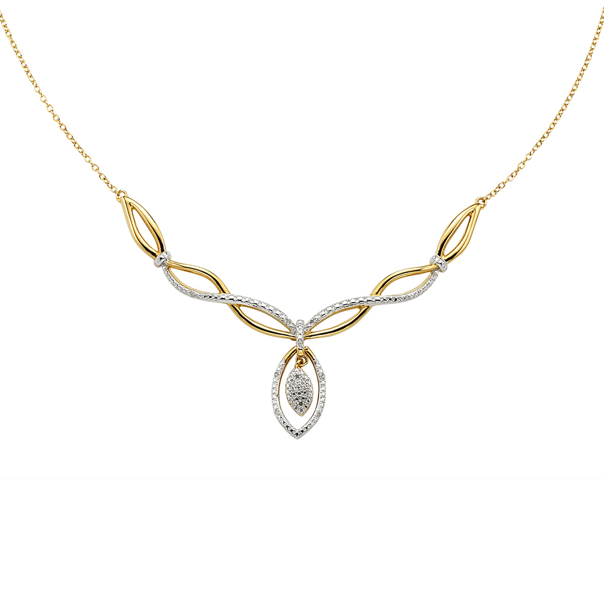 Diamonds by Ellen K. Collier »925/- Sterling Silber Diamant 0,06ct.«, Collier