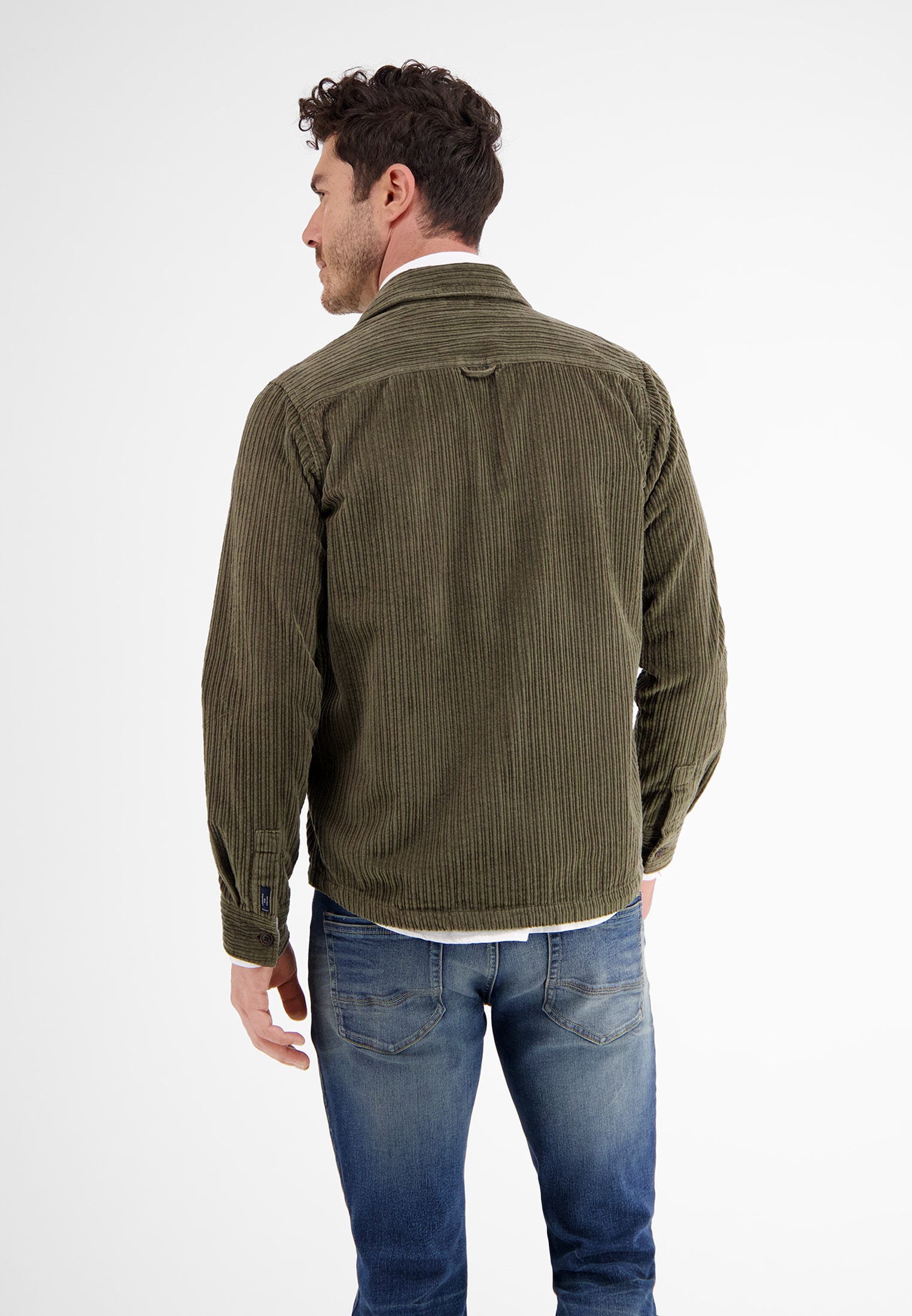 LERROS Langarmhemd »LERROS Overshirt *Corduroy*«