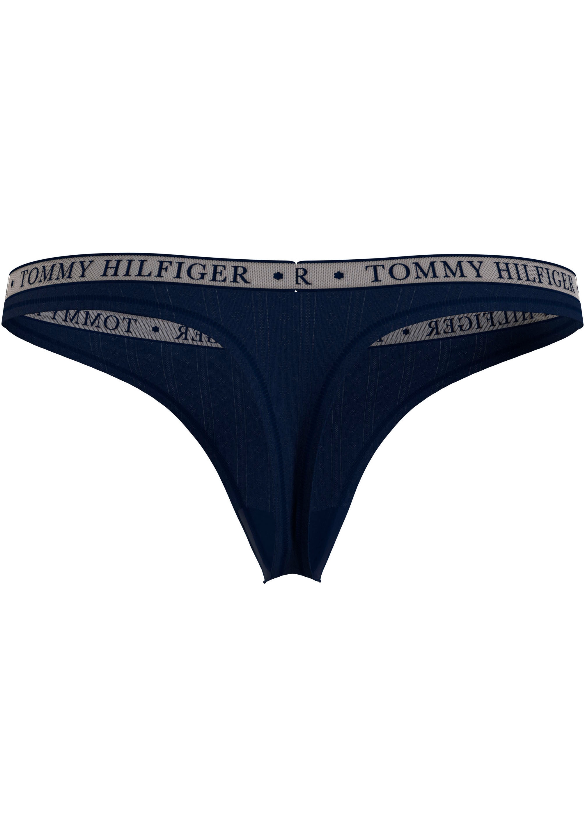 Tommy Hilfiger Underwear Slip »3P THONG«, (Packung, 3 St., 3er), dezent gemustert, Logoschriftzug